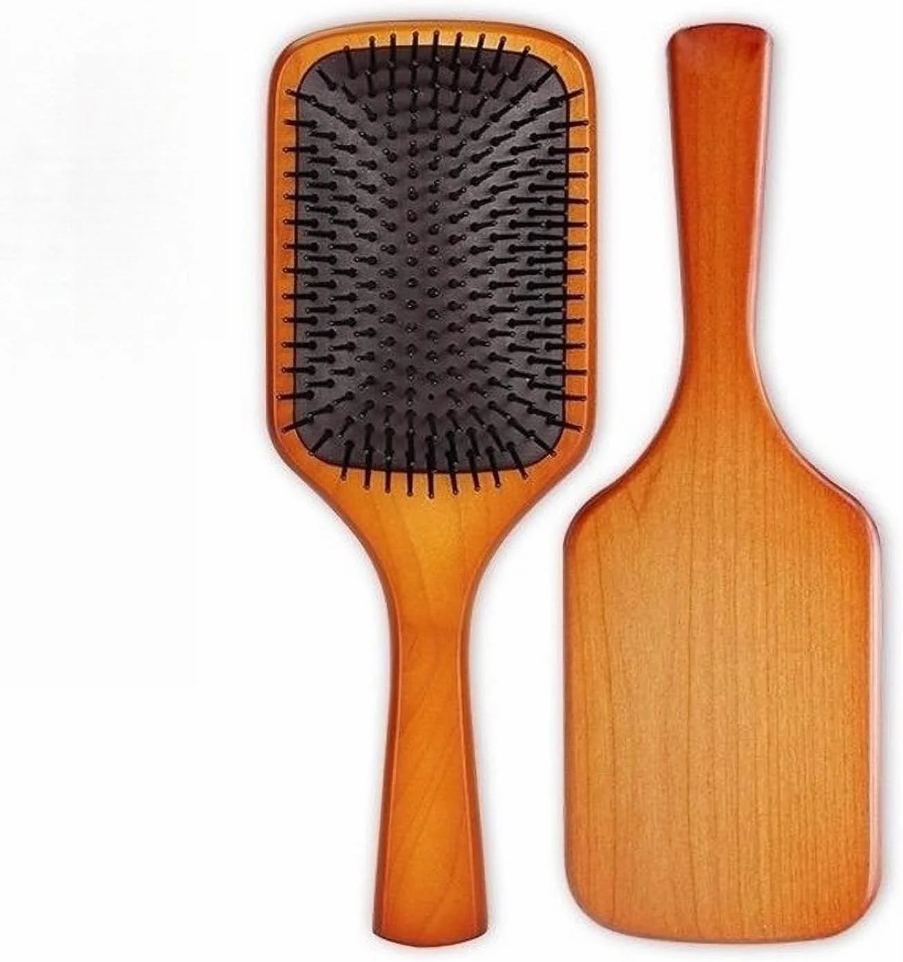 برس باز کننده گره و حالت دهنده مو U-HOOME برای انواع مو - طراحی سبک و ضد الکتریسیته ساکن با دسته ارگونومیک - ایده آل برای موهای خیس یا خشک، برس چوبی پارویی باز کننده گره مو برای ماساژ پوست سر برس باز کننده گره و حالت دهنده مو U-HOOME برای انواع مو - طراحی سبک و ضد الکتریسیته ساکن با دسته ارگونومیک - ایده آل برای موهای خیس یا خشک، برس چوبی پارویی باز کننده گره مو برای ماساژ پوست سر