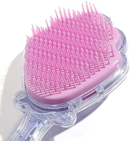 برس موی پری دریایی تزویق، شانه باز کننده گره مو، شانه اکلیلی صدفی ماساژور پوست سر، باز کننده گره مو برای موهای خشک و خیس کودکان دختران و زنان برس موی پری دریایی تزویق، شانه باز کننده گره مو، شانه اکلیلی صدفی ماساژور پوست سر، باز کننده گره مو برای موهای خشک و خیس کودکان دختران و زنان