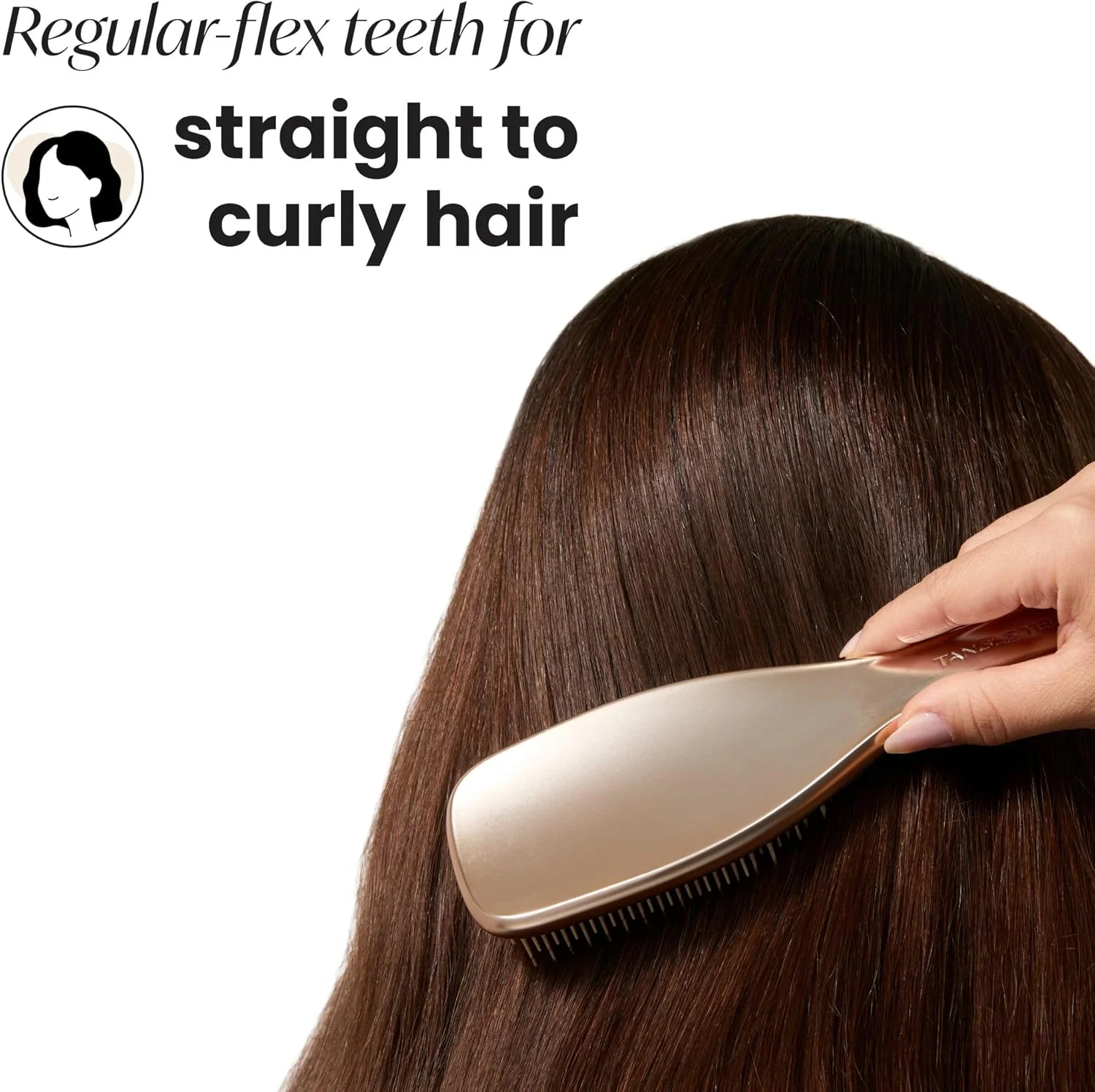 برس باز کننده گره مو Tangle Teezer مدل Ultimate Detangler رنگ کروم- طلایی شامپاین