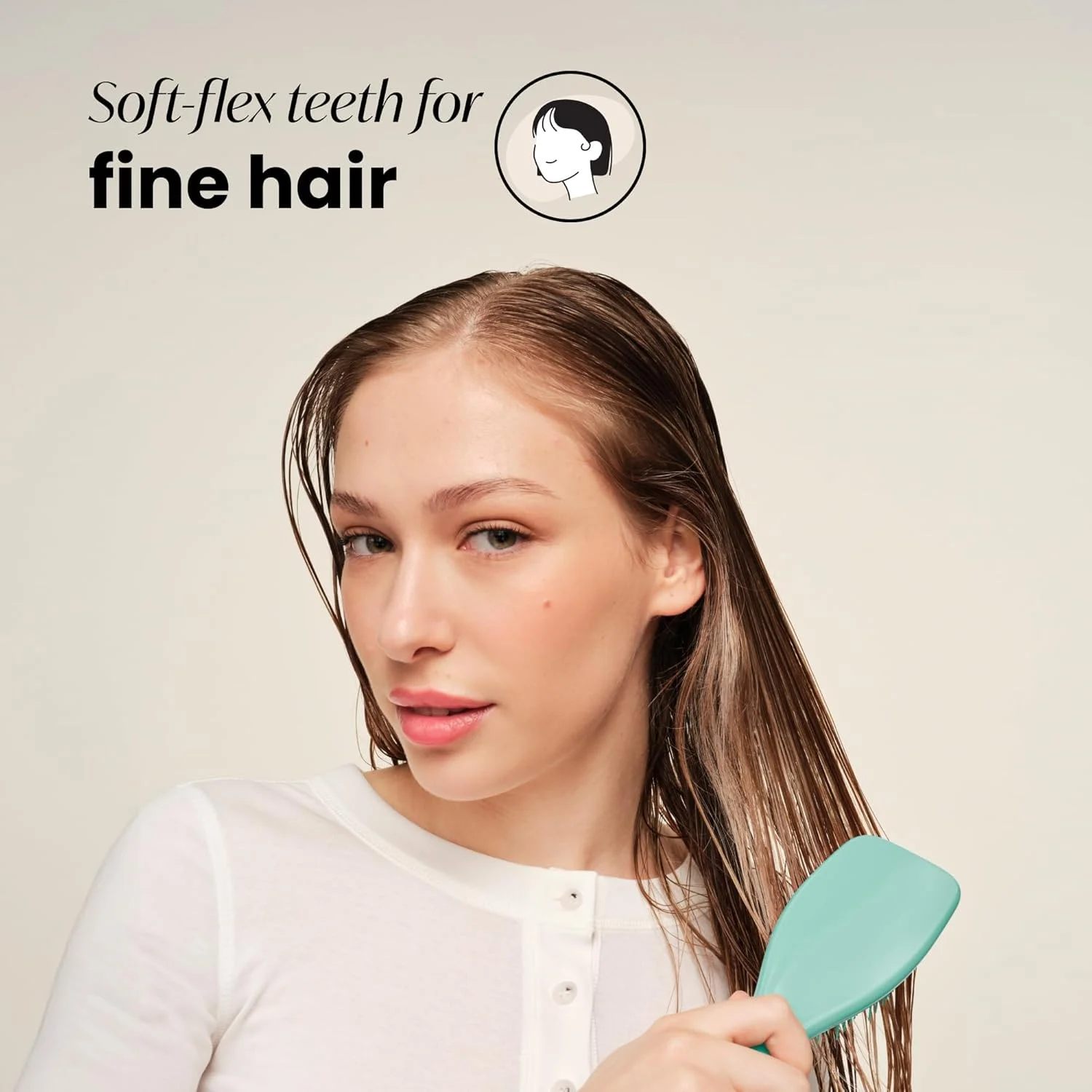 شانه باز کننده گره مو Tangle Teezer Ultimate Detangler مناسب موهای نازک و شکننده - آبی تیره