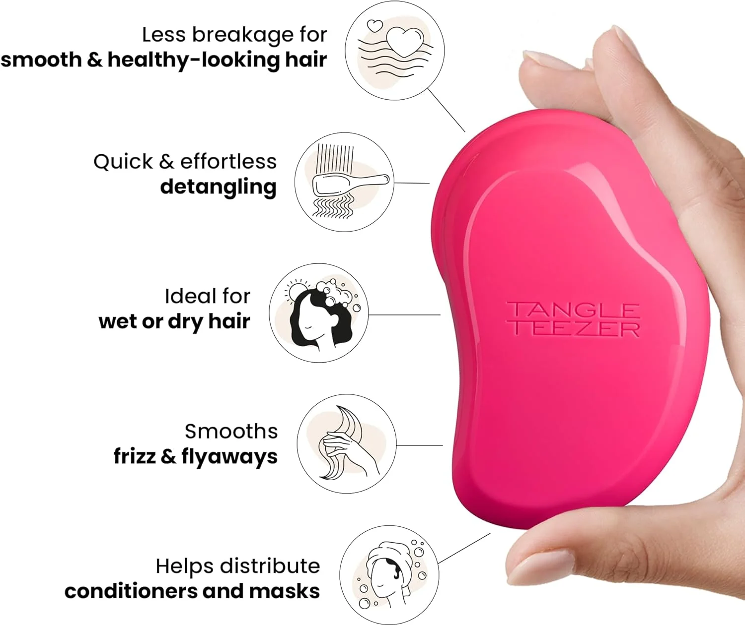برس مو Tangle Teezer T.T Elite صورتی - پینک فیز