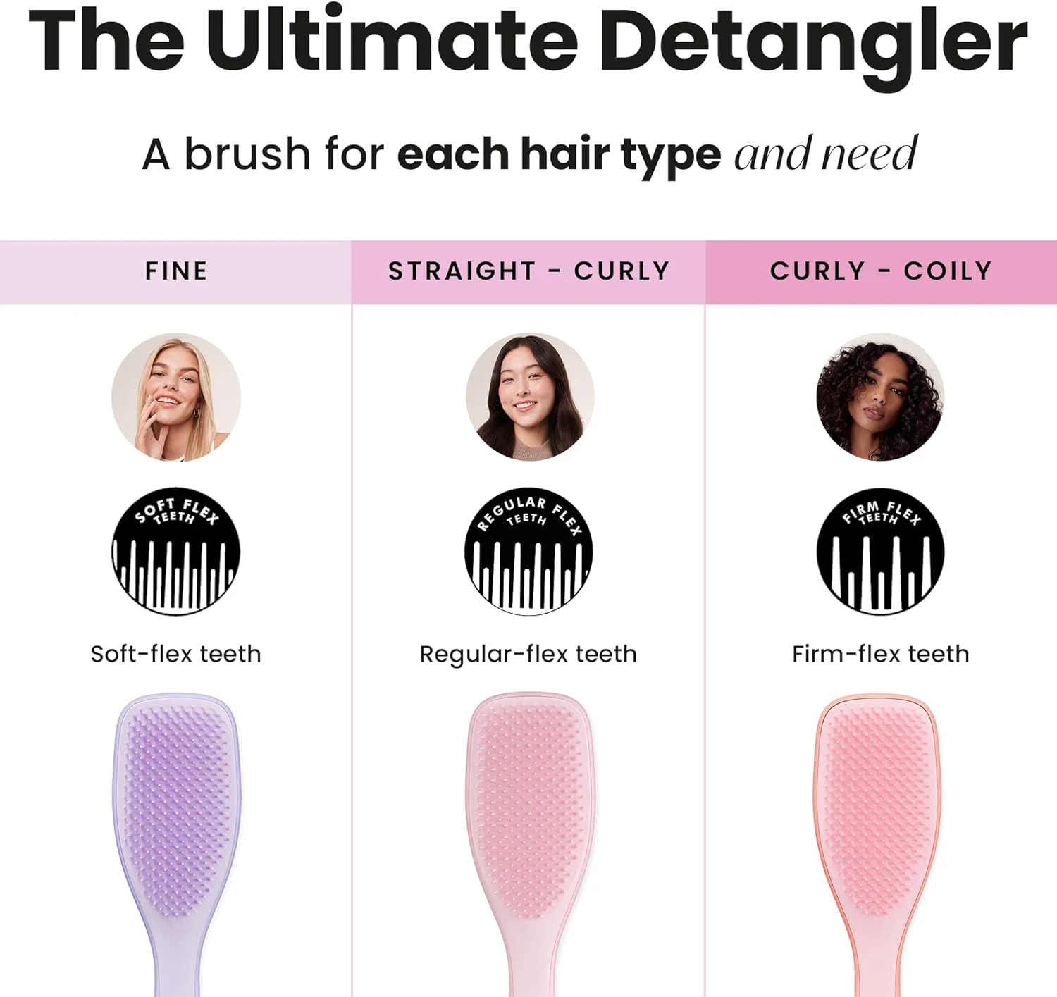 Tangle Teezer Wet Detangler - مناسب موهای نازک و شکننده - یاسی/یاسی Tangle Teezer Wet Detangler - مناسب موهای نازک و شکننده - یاسی/یاسی