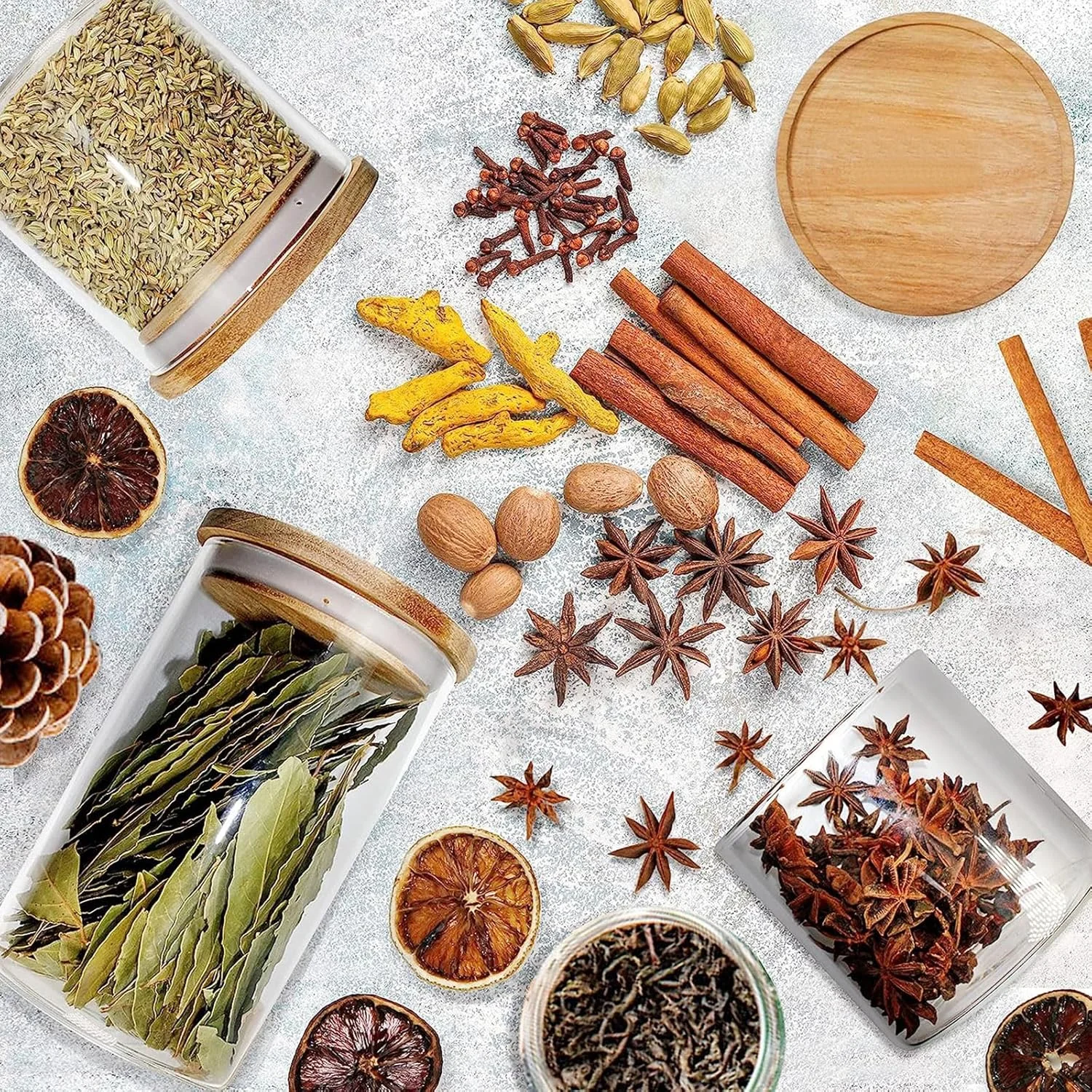 ست 6 عددی ظروف شیشه ای درب بامبو، 1000 میلی لیتر، ظروف شیشه ای شفاف و بدون هوا، مناسب برای سازماندهی مواد غذایی در آشپزخانه و نگهداری ادویه، چای، قهوه، آرد و غلات ست 6 عددی ظروف شیشه ای درب بامبو، 1000 میلی لیتر، ظروف شیشه ای شفاف و بدون هوا، مناسب برای سازماندهی مواد غذایی در آشپزخانه و نگهداری ادویه، چای، قهوه، آرد و غلات