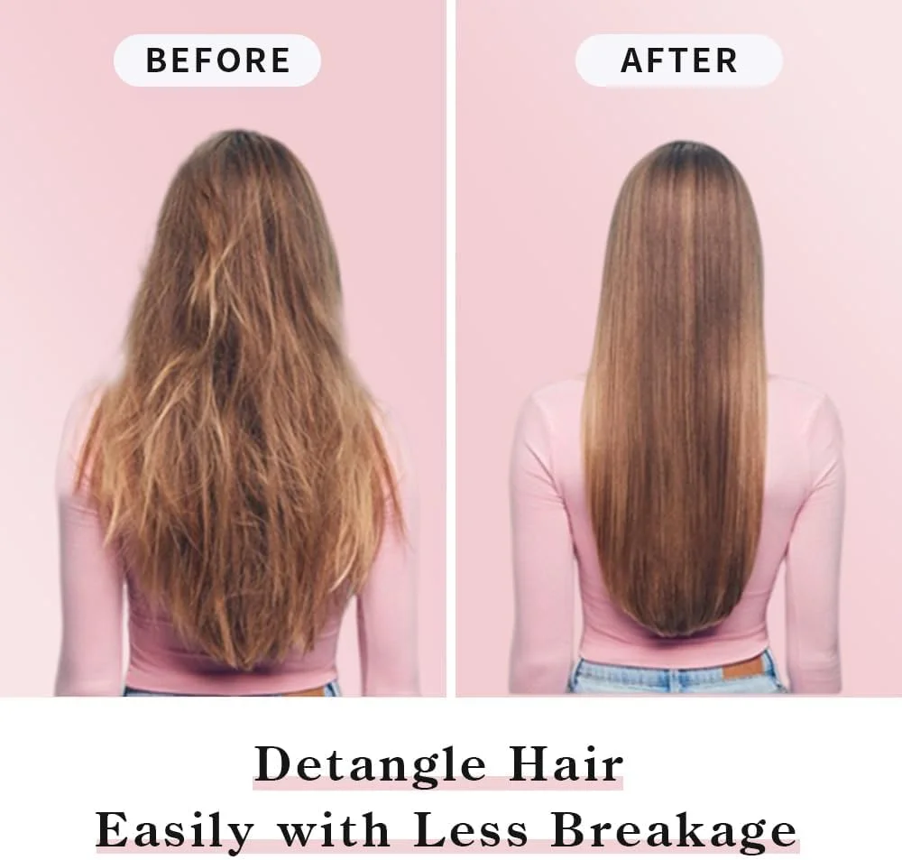 برس موی باز کننده گره sddjqy برای موهای ضخیم، صاف، مجعد یا طبیعی، برس باز کننده گره عالی برای زنان، کودکان و مردان با موهای انعطاف پذیر، برس موی خیس برای خانم ها و دختران