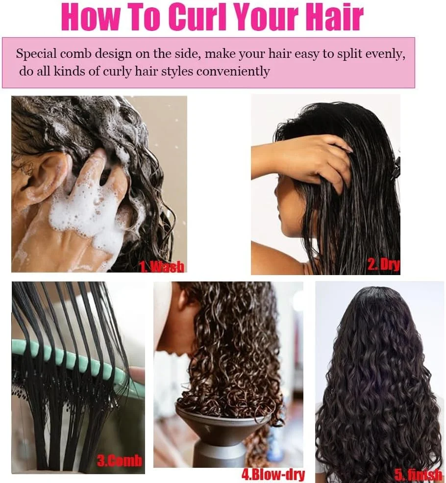 برس حالت دهنده موی فر Purfex - برس حالت دهنده فر مناسب برای موهای خیس و خشک، ابزاری ضروری برای باز کردن گره و حالت دادن به فرها - ایده آل برای شانه کردن و حالت دادن به فرهای مو برای خانم ها و آقایان برس حالت دهنده موی فر Purfex - برس حالت دهنده فر مناسب برای موهای خیس و خشک، ابزاری ضروری برای باز کردن گره و حالت دادن به فرها - ایده آل برای شانه کردن و حالت دادن به فرهای مو برای خانم ها و آقایان