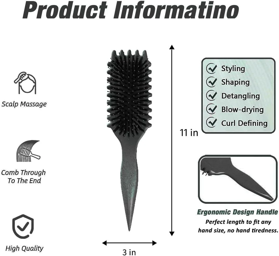 برس حالت دهنده موی فر Purfex - برس حالت دهنده فر مناسب برای موهای خیس و خشک، ابزاری ضروری برای باز کردن گره و حالت دادن به فرها - ایده آل برای شانه کردن و حالت دادن به فرهای مو برای خانم ها و آقایان برس حالت دهنده موی فر Purfex - برس حالت دهنده فر مناسب برای موهای خیس و خشک، ابزاری ضروری برای باز کردن گره و حالت دادن به فرها - ایده آل برای شانه کردن و حالت دادن به فرهای مو برای خانم ها و آقایان