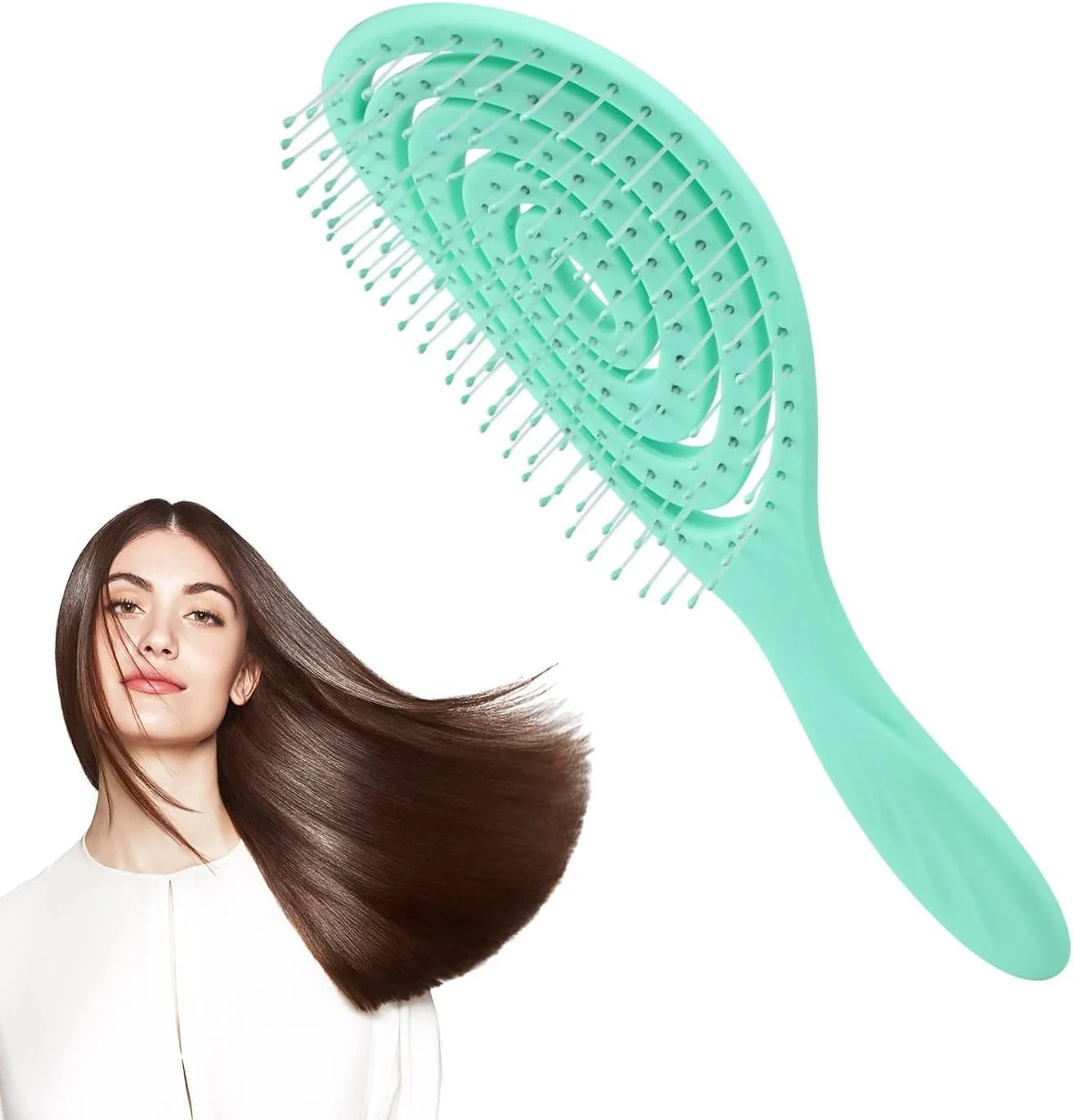 برس مو Purfex، ست 2 عددی برس گره باز کن سازگار با محیط زیست با موهای نرم برای موهای فر، صاف، مشکی طبیعی، زنان، مردان، کودکان، موهای خیس و خشک برس مو Purfex، ست 2 عددی برس گره باز کن سازگار با محیط زیست با موهای نرم برای موهای فر، صاف، مشکی طبیعی، زنان، مردان، کودکان، موهای خیس و خشک