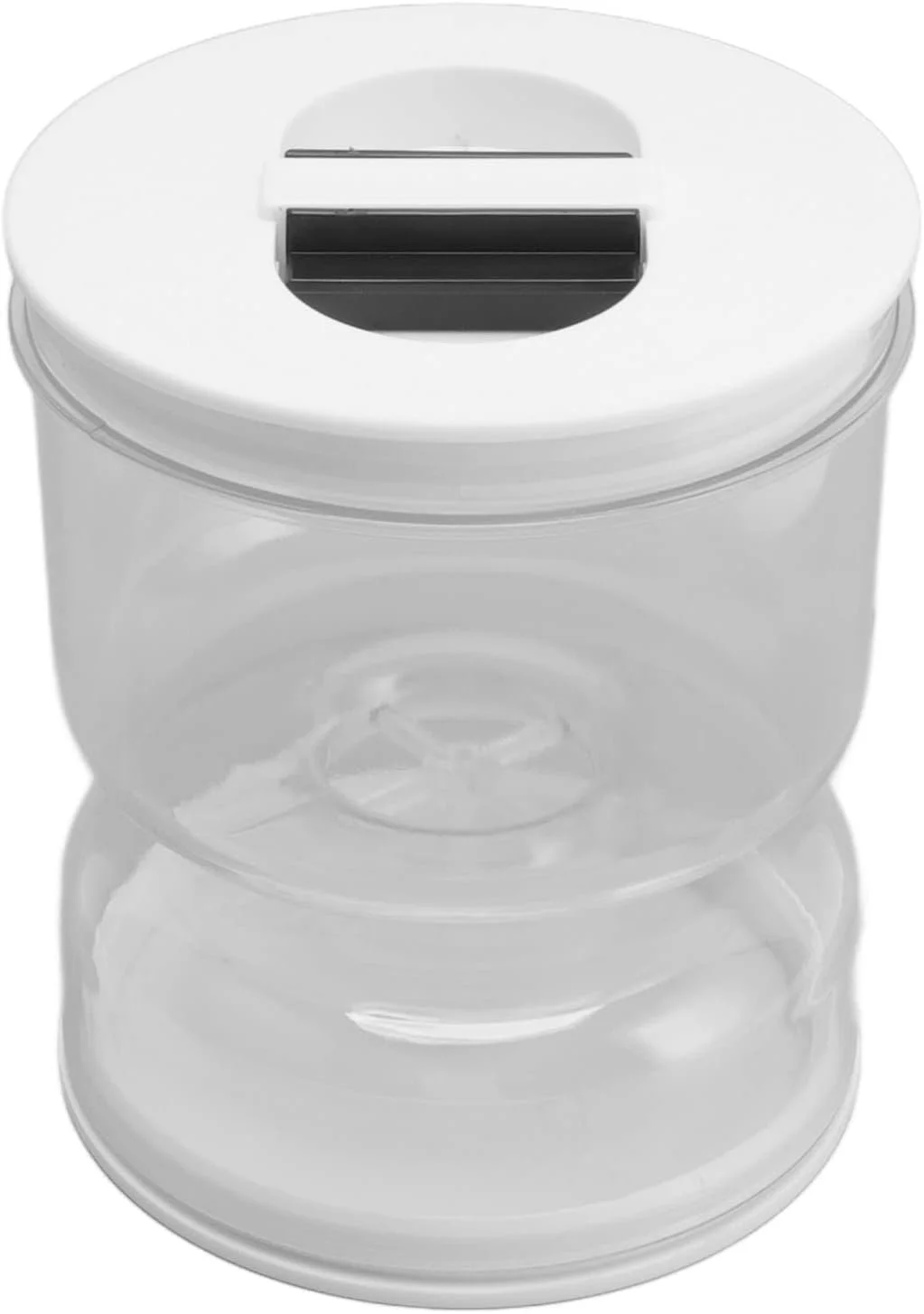 ظرف ترشی جداکننده خشک و تر سورندی، ظرف ساعت شنی ترشی و زیتون با صافی، ظرف به شکل ساعت شنی، ظرف نگهداری برای جداکننده ترشی