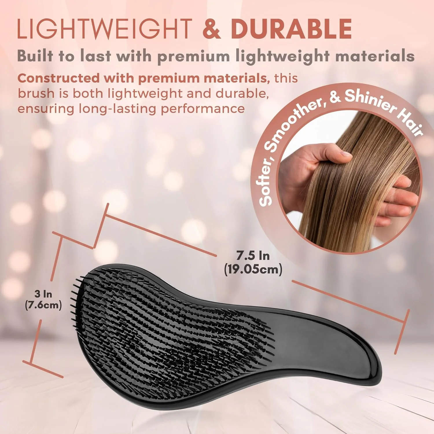 برس های باز کننده گره مو MEDca - ست برس باز کننده گره - برس صاف کننده مو بدون درد که گره ها را باز می کند و موها را صاف، براق و نرم می کند (رزگلد و نقره ای) برس های باز کننده گره مو MEDca - ست برس باز کننده گره - برس صاف کننده مو بدون درد که گره ها را باز می کند و موها را صاف، براق و نرم می کند (رزگلد و نقره ای)