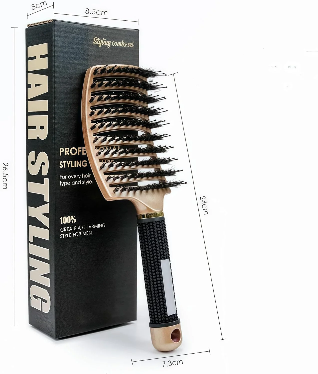 برس موی باز کننده گره لولوتزی، برس نرم برای موهای فر، صاف، خیس و خشک، شانه موی ملایم برای زنان، مردان، کودکان و نوزادان