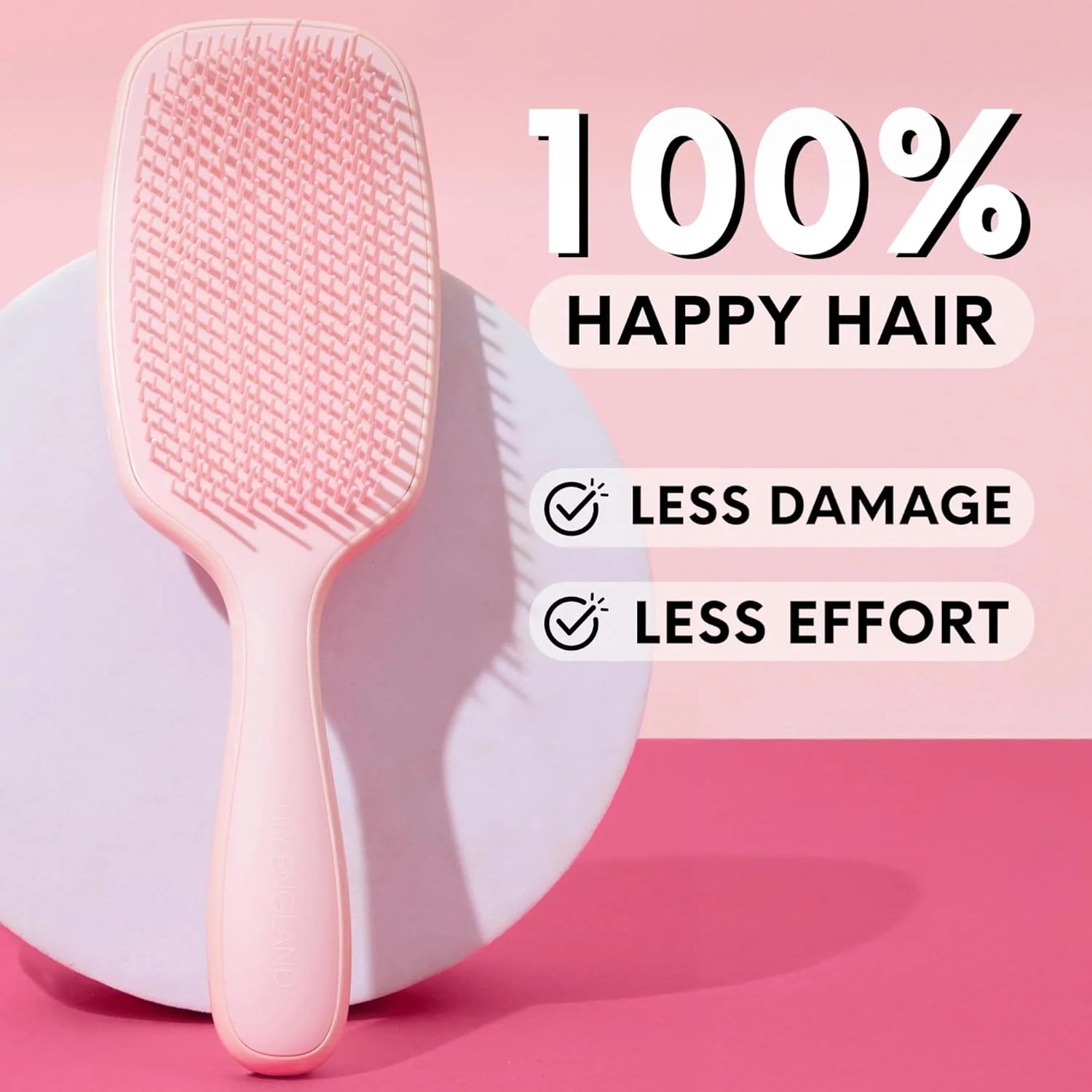 برس مو فرفری Lily England برای باز کردن گره و حالت دادن - برس بدون درد برای موهای خیس و خشک با موهای انعطاف پذیر - برس مو ایده آل برای موهای فر زنان نوع 3c تا 4c، رزگلد برس مو فرفری Lily England برای باز کردن گره و حالت دادن - برس بدون درد برای موهای خیس و خشک با موهای انعطاف پذیر - برس مو ایده آل برای موهای فر زنان نوع 3c تا 4c، رزگلد