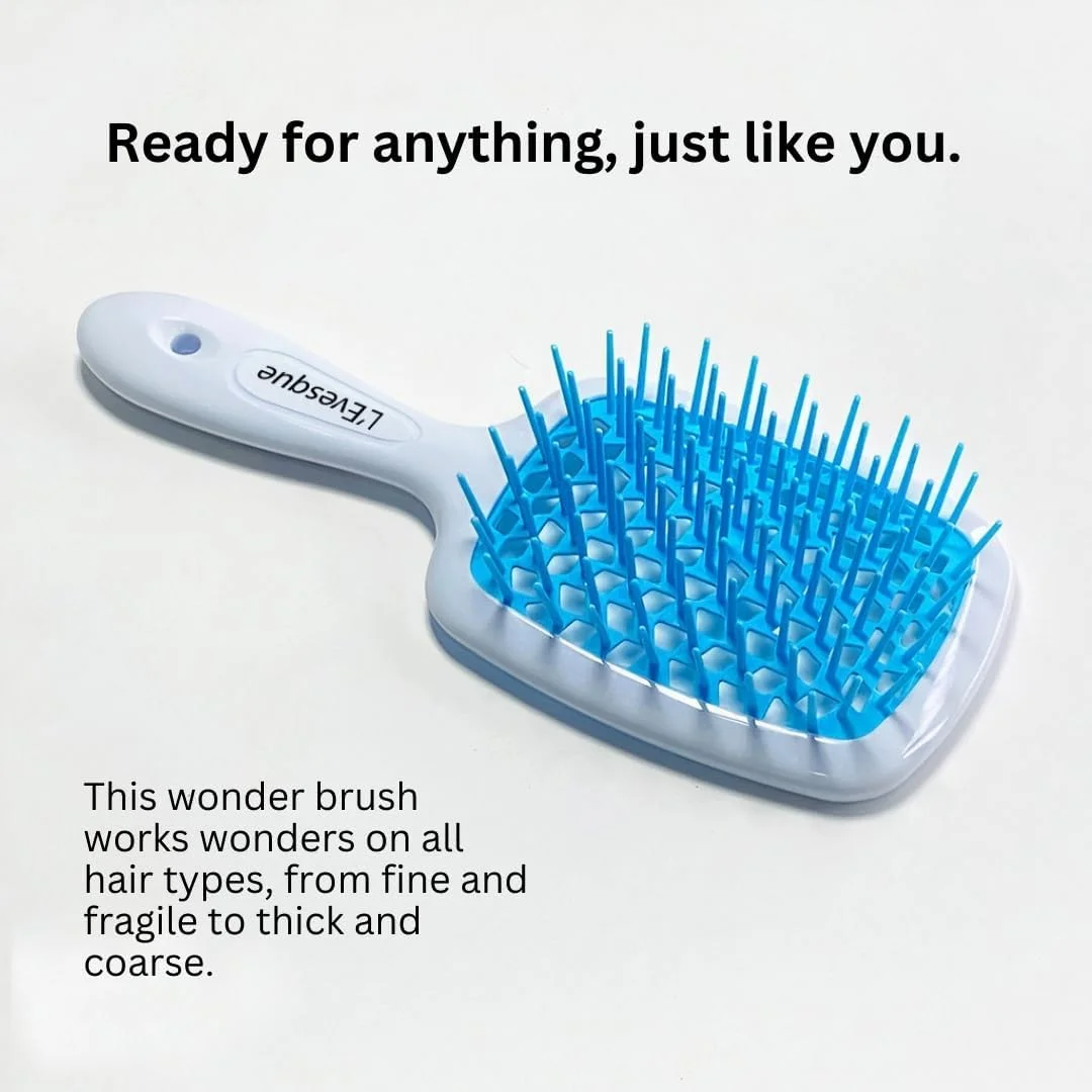 برس باز کننده گره مو لِوِسک پریمیوم، شانه ماساژ مو فرفری برای موهای طبیعی، مرطوب و خشک، مناسب خشک کردن موهای بلند و وز، شانه موی حرفه ای زنانه و مردانه، برس خیس و بدون گره (سفید - آبی) برس باز کننده گره مو لِوِسک پریمیوم، شانه ماساژ مو فرفری برای موهای طبیعی، مرطوب و خشک، مناسب خشک کردن موهای بلند و وز، شانه موی حرفه ای زنانه و مردانه، برس خیس و بدون گره (سفید - آبی)