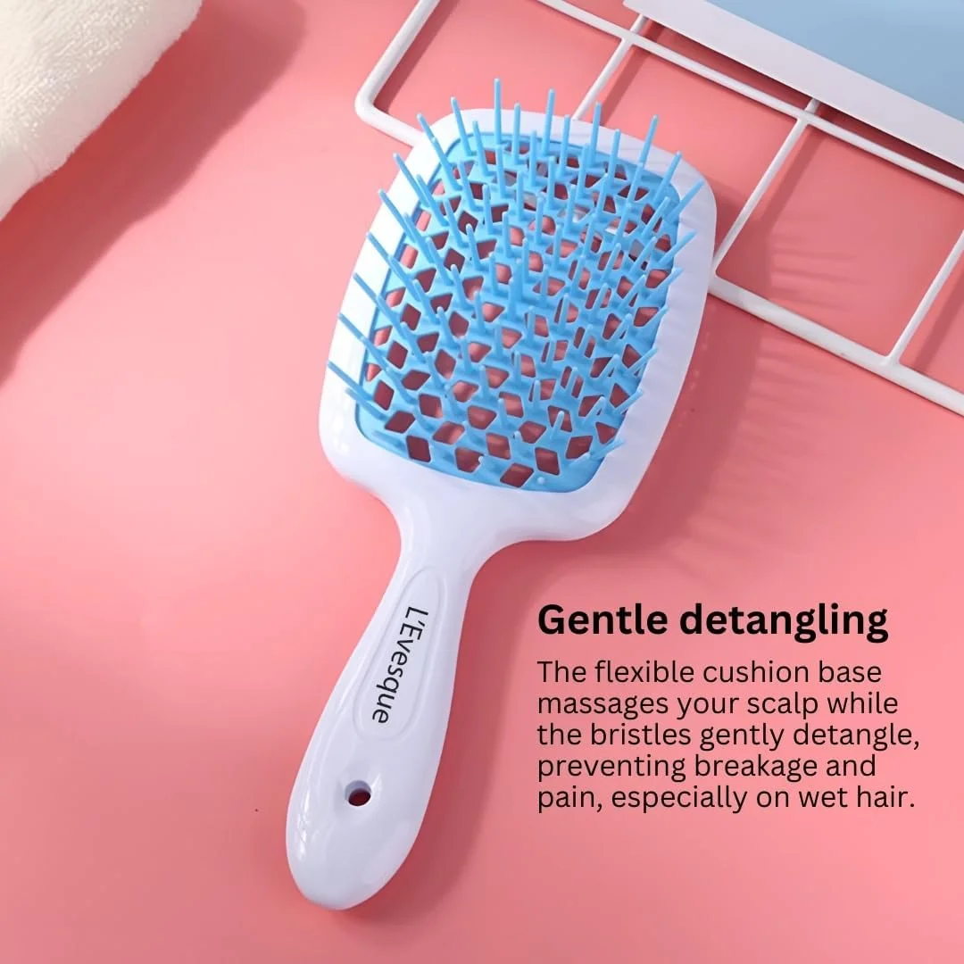 برس باز کننده گره مو لِوِسک پریمیوم، شانه ماساژ مو فرفری برای موهای طبیعی، مرطوب و خشک، مناسب خشک کردن موهای بلند و وز، شانه موی حرفه ای زنانه و مردانه، برس خیس و بدون گره (سفید - آبی) برس باز کننده گره مو لِوِسک پریمیوم، شانه ماساژ مو فرفری برای موهای طبیعی، مرطوب و خشک، مناسب خشک کردن موهای بلند و وز، شانه موی حرفه ای زنانه و مردانه، برس خیس و بدون گره (سفید - آبی)