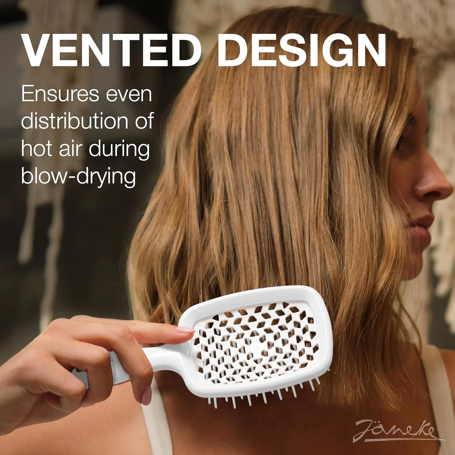 برس باز کننده گره مو Janeke Superbrush برای برس زدن نرم و صاف مو با موهای ضد الکتریسیته ساکن - برس موی خیس منفذ دار برای استفاده در خشک کردن با سشوار - ایده آل برای انواع موهای مجعد، ضخیم، موج دار و نازک (سفید) برس باز کننده گره مو Janeke Superbrush برای برس زدن نرم و صاف مو با موهای ضد الکتریسیته ساکن - برس موی خیس منفذ دار برای استفاده در خشک کردن با سشوار - ایده آل برای انواع موهای مجعد، ضخیم، موج دار و نازک (سفید)