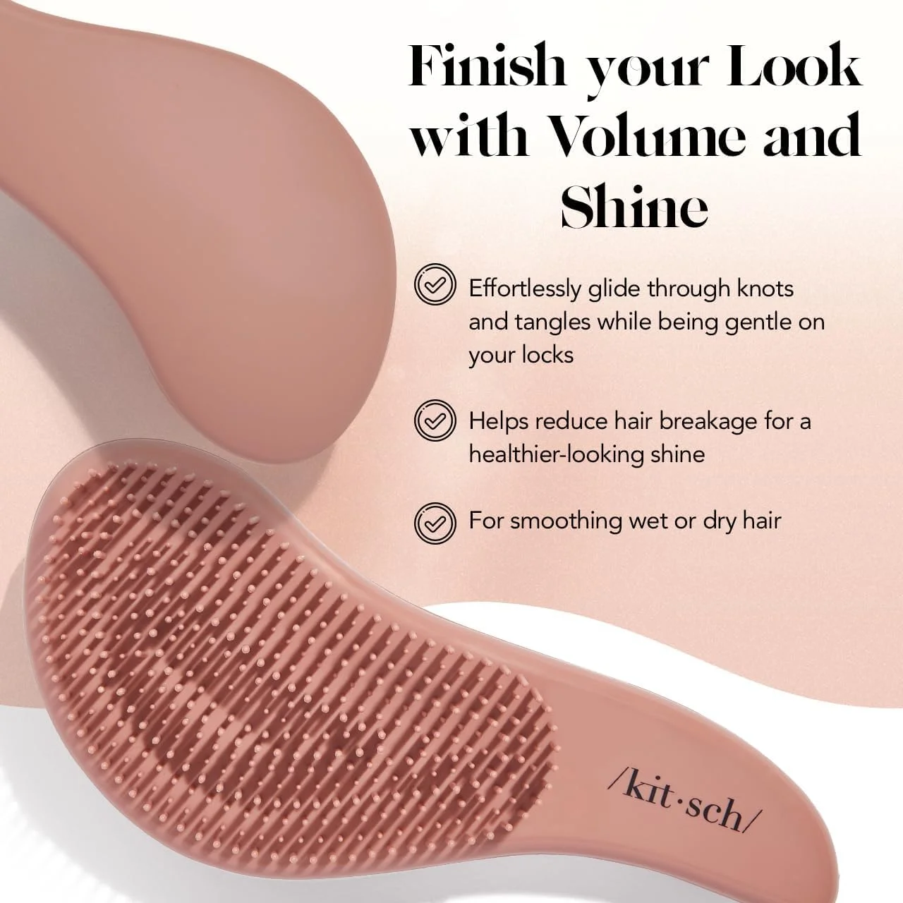 برس باز کننده گره مو کیچ، مناسب موهای فر یا صاف، موهای خیس و خشک، برس باز کننده گره با دندانه های انعطاف پذیر، برس مو برای زنان و مردان، بزرگسالان و کودکان، برای حمام و مسافرت - تراکوتا برس باز کننده گره مو کیچ، مناسب موهای فر یا صاف، موهای خیس و خشک، برس باز کننده گره با دندانه های انعطاف پذیر، برس مو برای زنان و مردان، بزرگسالان و کودکان، برای حمام و مسافرت - تراکوتا