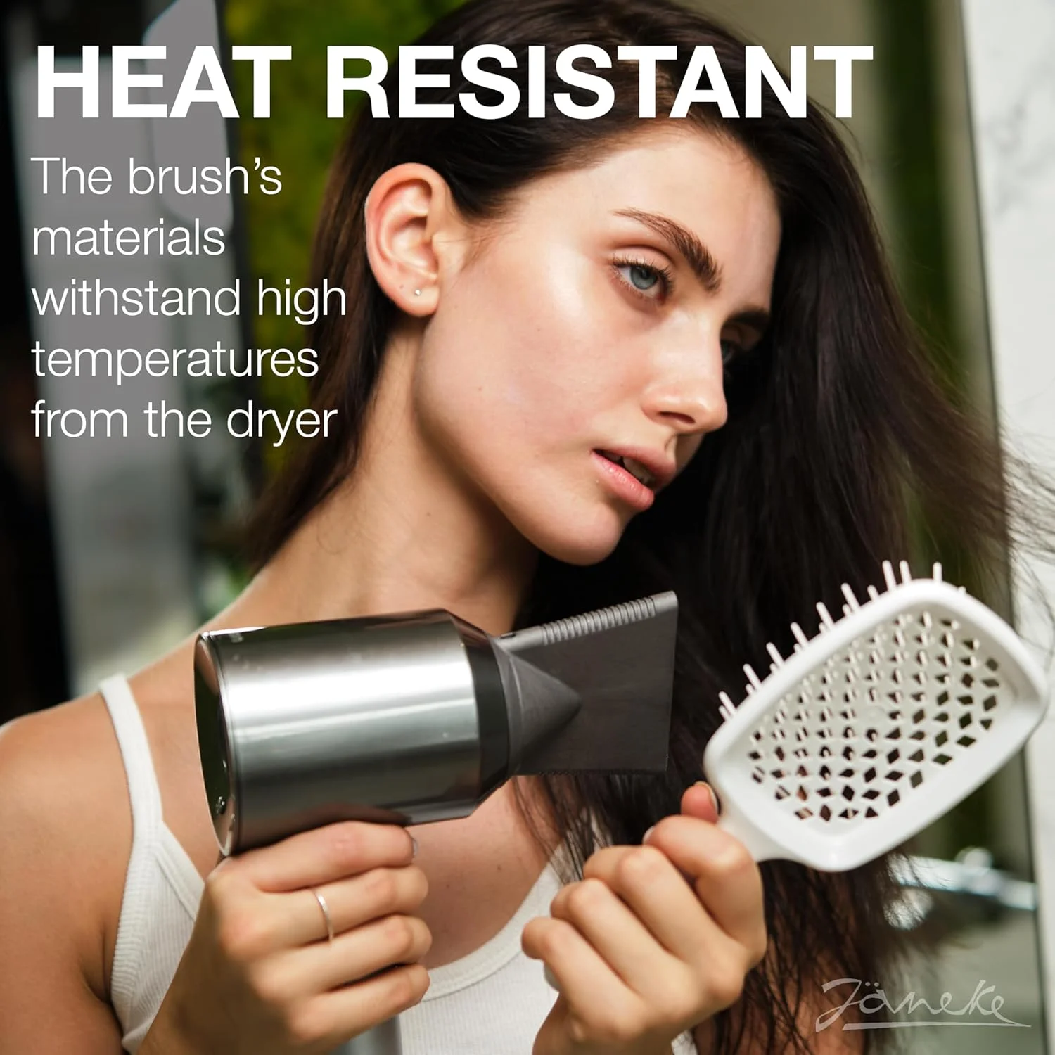 برس باز کننده گره مو Janeke Superbrush برای برس زدن نرم و صاف مو با موهای ضد الکتریسیته ساکن - برس موی خیس منفذ دار برای استفاده در خشک کردن با سشوار - ایده آل برای انواع موهای مجعد، ضخیم، موج دار و نازک (سفید) برس باز کننده گره مو Janeke Superbrush برای برس زدن نرم و صاف مو با موهای ضد الکتریسیته ساکن - برس موی خیس منفذ دار برای استفاده در خشک کردن با سشوار - ایده آل برای انواع موهای مجعد، ضخیم، موج دار و نازک (سفید)