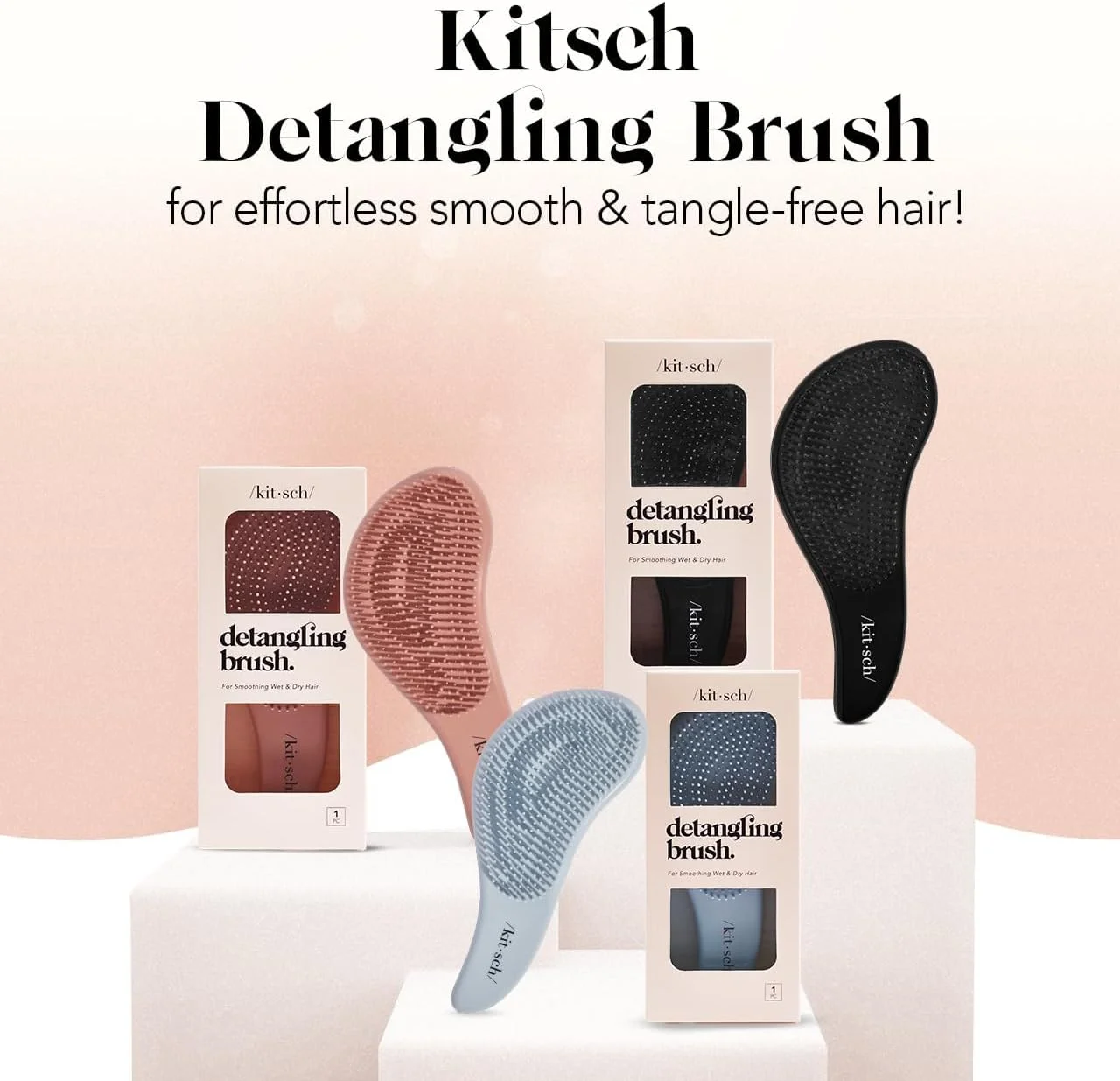 برس باز کننده گره مو کیچ، مناسب موهای فر یا صاف، موهای خیس و خشک، برس باز کننده گره با دندانه های انعطاف پذیر، برس مو برای زنان و مردان، بزرگسالان و کودکان، برای حمام و مسافرت - تراکوتا برس باز کننده گره مو کیچ، مناسب موهای فر یا صاف، موهای خیس و خشک، برس باز کننده گره با دندانه های انعطاف پذیر، برس مو برای زنان و مردان، بزرگسالان و کودکان، برای حمام و مسافرت - تراکوتا