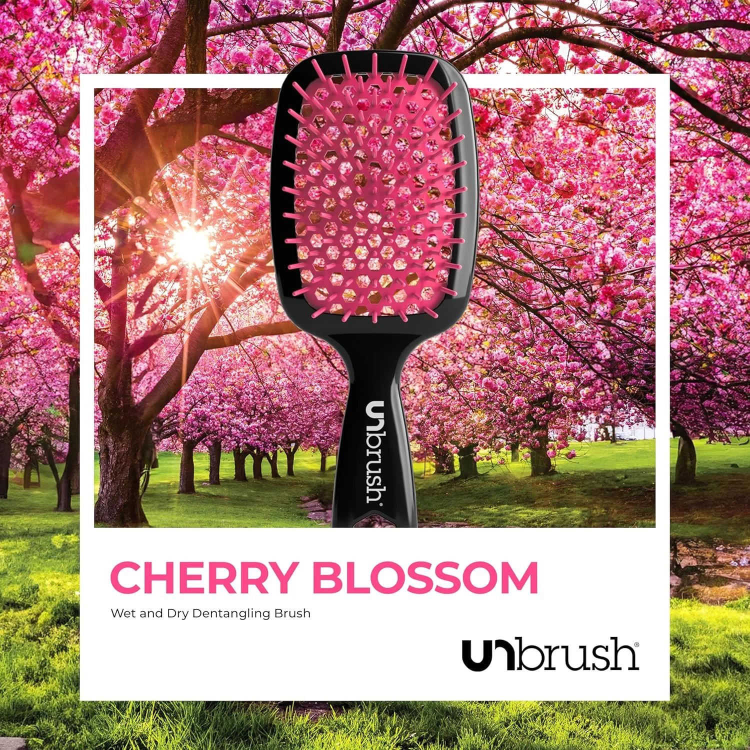 FHI HEAT Unbrush Wet & Dry Vented Detangling Hair Brush, Pink FHI HEAT Unbrush Wet & Dry Vented Detangling Hair Brush, Pink