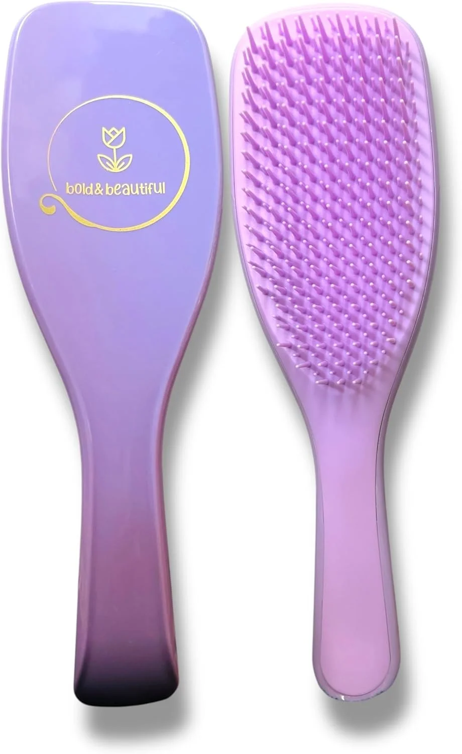 برس باز کننده گره مو Bold&beautiful برای موهای فر و مجعد، دارای دندانه های نایلونی انعطاف پذیر، شکل بیضی، استفاده بدون درد در حالت خیس و خشک، دسته ضد لغزش، طراحی ارگونومیک، 20x8x22 سانتی متر (یاسی) برس باز کننده گره مو Bold&beautiful برای موهای فر و مجعد، دارای دندانه های نایلونی انعطاف پذیر، شکل بیضی، استفاده بدون درد در حالت خیس و خشک، دسته ضد لغزش، طراحی ارگونومیک، 20x8x22 سانتی متر (یاسی)