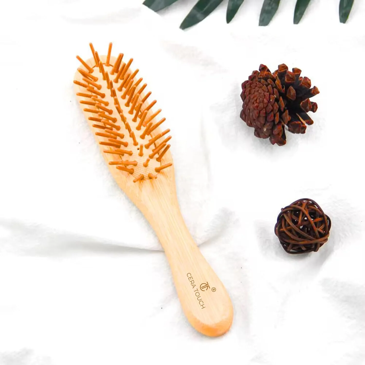 برس مو بامبو مینی Cera Touch - برس موی بامبو قابل حمل برای باز کردن گره و ماساژ پوست سر، برس موی چوبی برای موهای صاف و بدون وز - برس موی چوبی ایده آل برای زنان، مردان و کودکان. برس مو بامبو مینی Cera Touch - برس موی بامبو قابل حمل برای باز کردن گره و ماساژ پوست سر، برس موی چوبی برای موهای صاف و بدون وز - برس موی چوبی ایده آل برای زنان، مردان و کودکان.