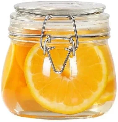 ست 6 عددی شیشه های درب دار Premify، 500 میلی لیتر - ظروف شیشه ای با بست فلزی محکم برای کنسرو، نگهداری مواد غذایی در آشپزخانه، اوت میل شبانه، ترشی، ادویه جات و نظم دهی کابینت ست 6 عددی شیشه های درب دار Premify، 500 میلی لیتر - ظروف شیشه ای با بست فلزی محکم برای کنسرو، نگهداری مواد غذایی در آشپزخانه، اوت میل شبانه، ترشی، ادویه جات و نظم دهی کابینت