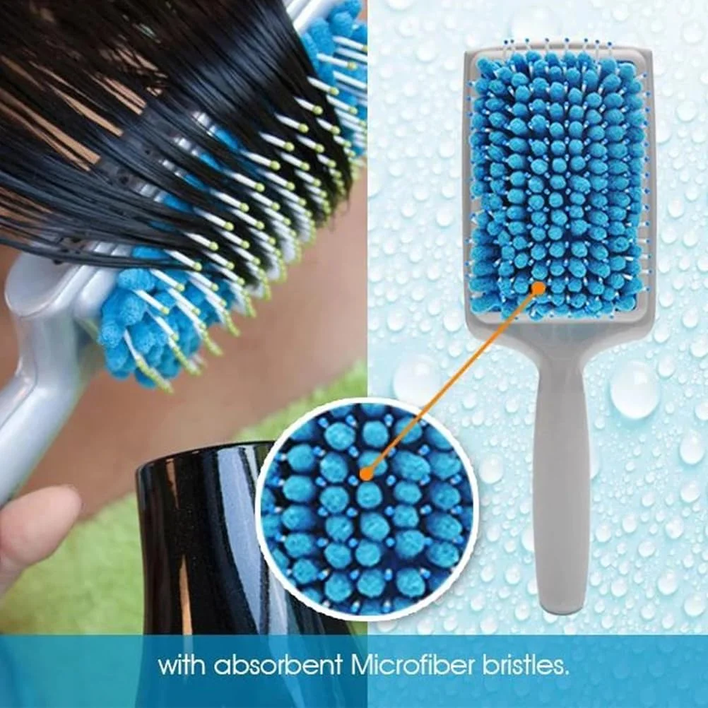 Beavorty 1 عدد حوله خشک کن سریع مو برس سشوار برس پارویی شانه خشک کننده سریع برس پارویی باز کننده گره برس موی جاذب شانه برس مو شانه خشک مو شانه کیسه هوا Beavorty 1 عدد حوله خشک کن سریع مو برس سشوار برس پارویی شانه خشک کننده سریع برس پارویی باز کننده گره برس موی جاذب شانه برس مو شانه خشک مو شانه کیسه هوا