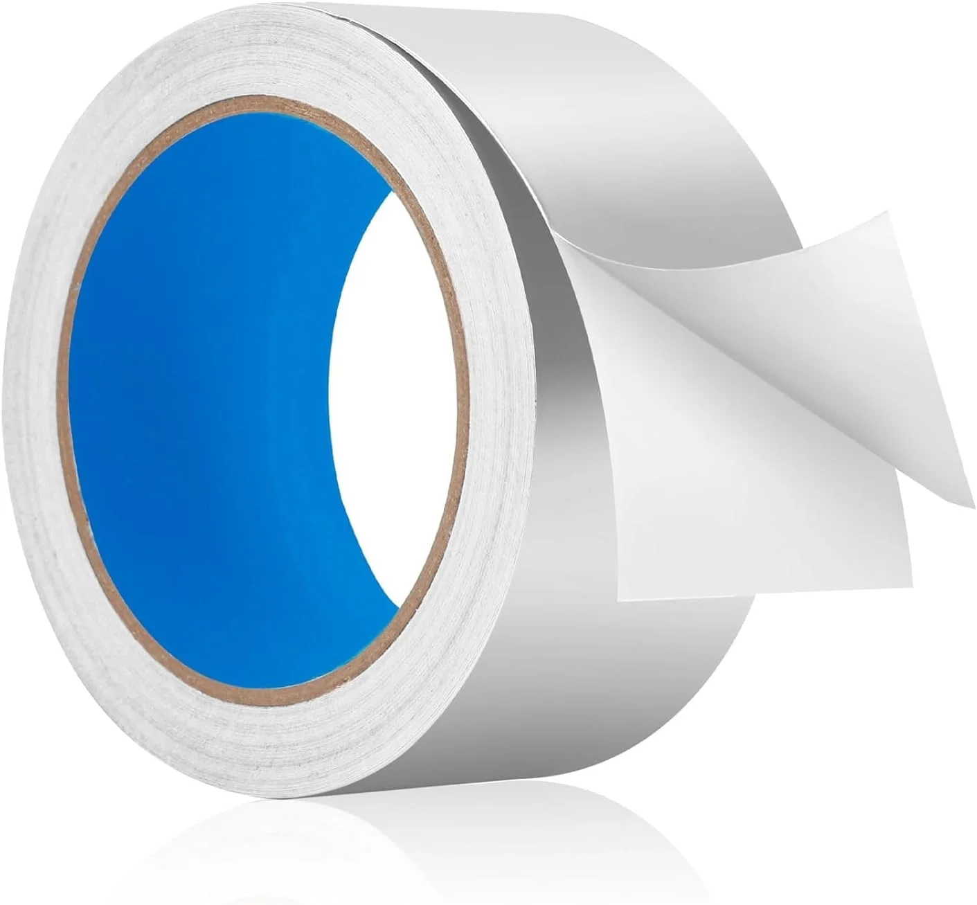 نوار فویل آلومینیومی MOMENT 1 رول | 2 اینچ در 25 یارد | نوار فلزی چسب عایق برای HVAC، آب بندی و تعمیر مجاری هوای گرم و سرد | نوار نقره ای برای تعمیر فلز