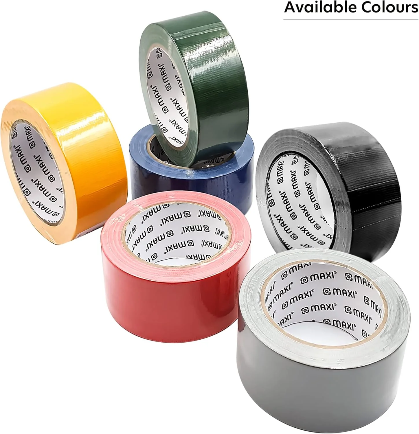 نوار چسب لوله ای مشکی ماکسی 48 میلی متری در 25 یارد، نوار چسب قوی ضد آب برای ترمیم، آب بندی، محکم کردن کابل ها و برچسب زدن، نوار سنگین برای استفاده در داخل و خارج از منزل