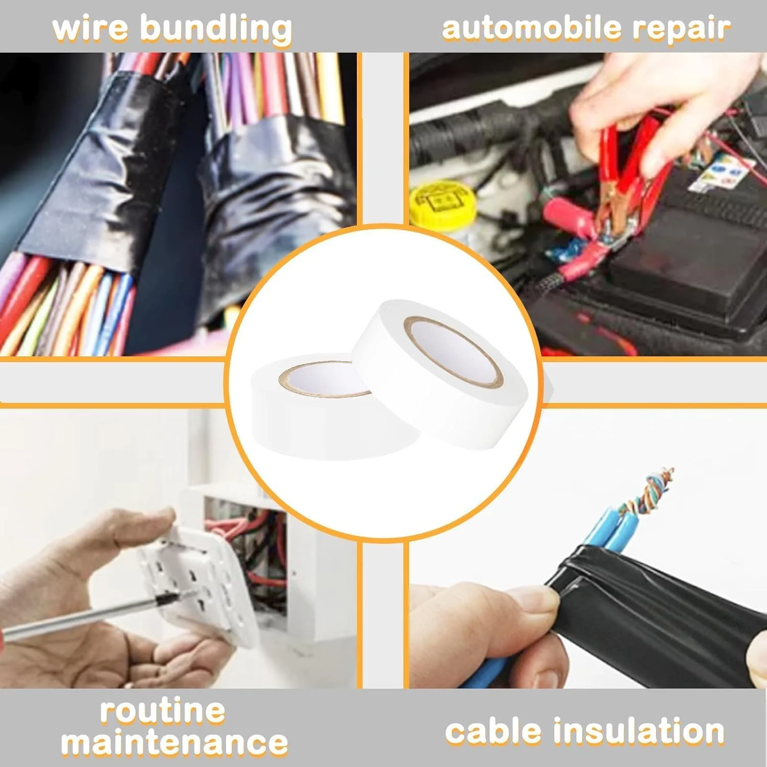 نوار برق لونیما 10 عددی، نوار برق مقاوم در برابر آتش 16 میلیمتری در 10 متری، چسب برای سیمکشی مدارهای الکتریکی خودرو، منزل و وسایل نقلیه نوار برق لونیما 10 عددی، نوار برق مقاوم در برابر آتش 16 میلیمتری در 10 متری، چسب برای سیمکشی مدارهای الکتریکی خودرو، منزل و وسایل نقلیه