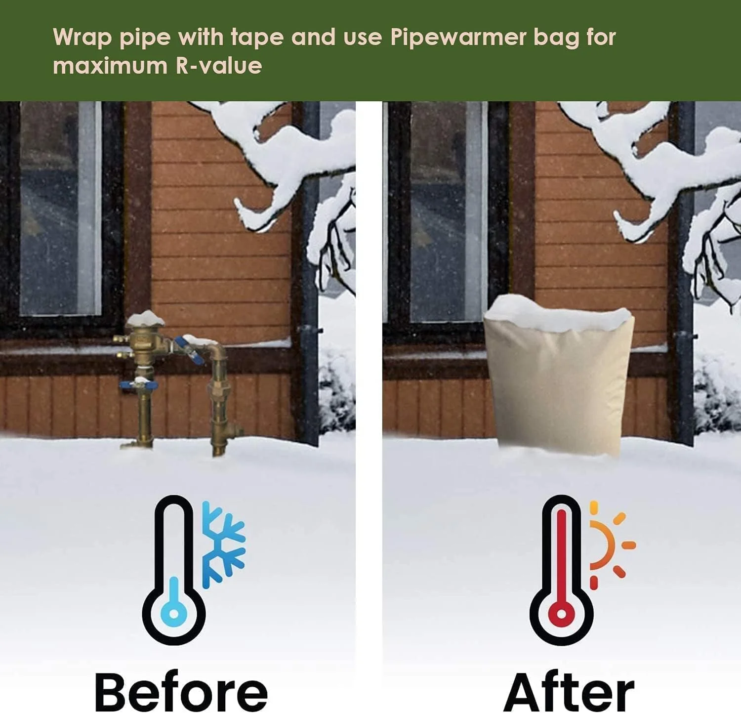 نوار عایق لوله رنگی اورجینال Pipe Warmers - مناسب برای استفاده در داخل/خارج ساختمان، مقاوم در برابر آب و هوا، عایق ضد آب، لوله ها را خشک و گرم نگه می دارد، از یخ زدگی لوله ها جلوگیری می کند. خود چسب (2 اینچ در 11 فوت، نارنجی) نوار عایق لوله رنگی اورجینال Pipe Warmers - مناسب برای استفاده در داخل/خارج ساختمان، مقاوم در برابر آب و هوا، عایق ضد آب، لوله ها را خشک و گرم نگه می دارد، از یخ زدگی لوله ها جلوگیری می کند. خود چسب (2 اینچ در 11 فوت، نارنجی)