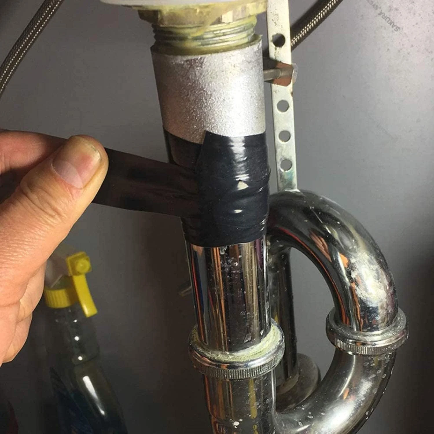 نوار عایق لوله پی وی سی ممتاز QUSAI TRADING - نوار سیلیکونی خود چسب برای تعمیر لوله، ضد آب، مقاوم در برابر حرارت، بادوام برای لوله کشی، خودرو و تعمیرات اضطراری - 5 سانتی متر x 9 متر