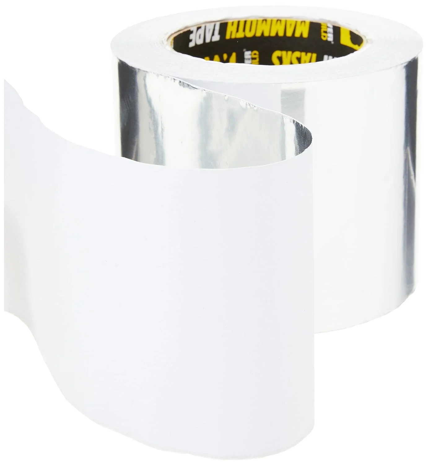 نوار آلومینیومی ماموت اوربیلد | نوار فویل آلومینیومی بازتابنده حرارت و نور برای محافظت از سیم ها و لوله ها - نقره ای - 100 میلی متر × 45 متر