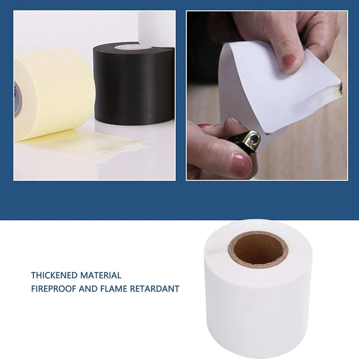 نوار عایق لوله فاباتر 5 عددی، نوار لوله تهویه مطبوع، نوار عایق پی وی سی برای لوله مسی HVAC سیم برق، برای بسته‌بندی ابزار