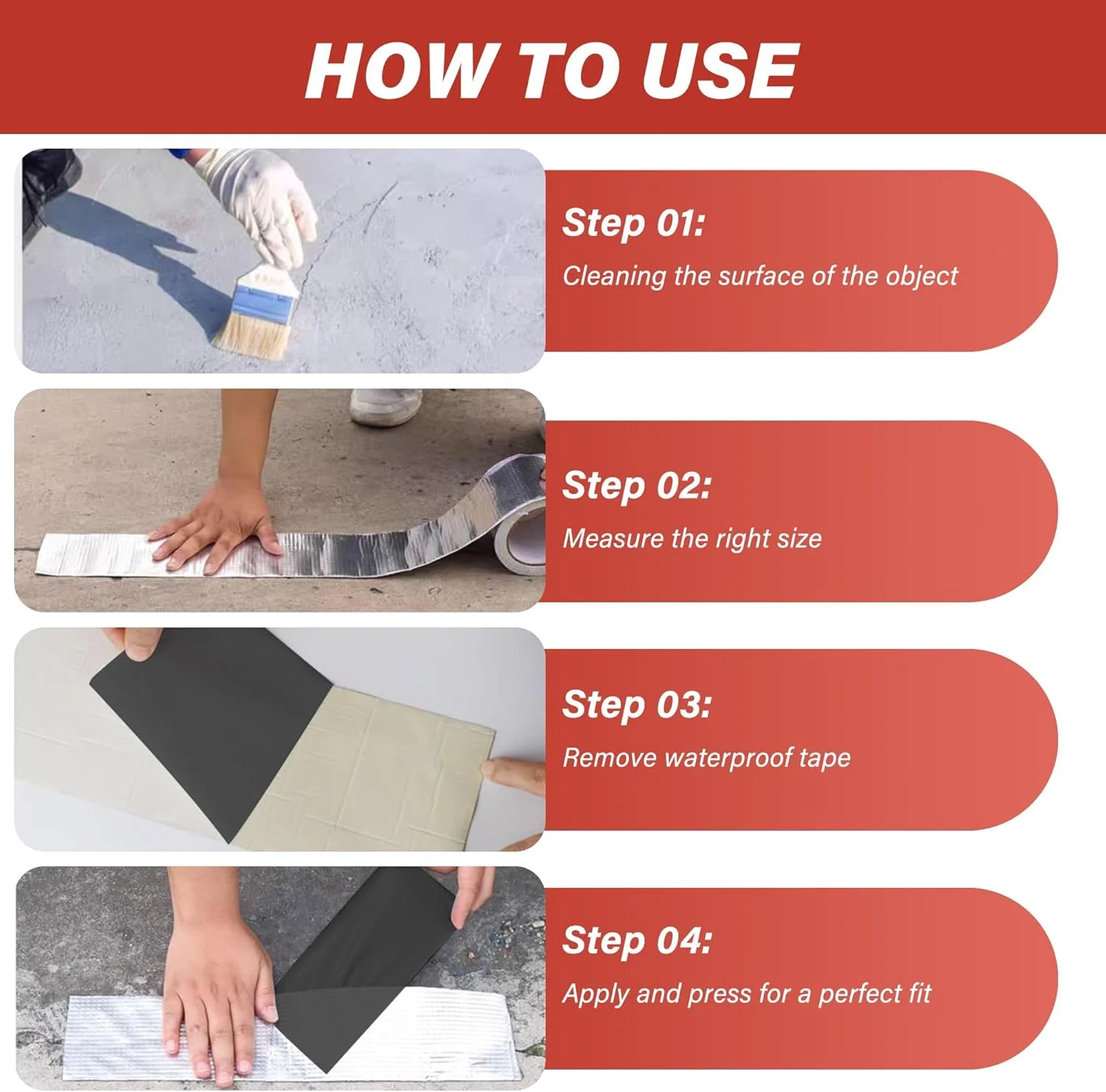 نوار چسب ضد آب Goodern، نوار بوتیل فویل آلومینیومی، نوار آب بندی خود چسب ضخیم شده برای تعمیر RV، آب بندی پنجره، آب بندی قایق و لوله، ترمیم نشتی سقف، نشتی اتصالات، نقره ای - 500×5 سانتی متر نوار چسب ضد آب Goodern، نوار بوتیل فویل آلومینیومی، نوار آب بندی خود چسب ضخیم شده برای تعمیر RV، آب بندی پنجره، آب بندی قایق و لوله، ترمیم نشتی سقف، نشتی اتصالات، نقره ای - 500×5 سانتی متر