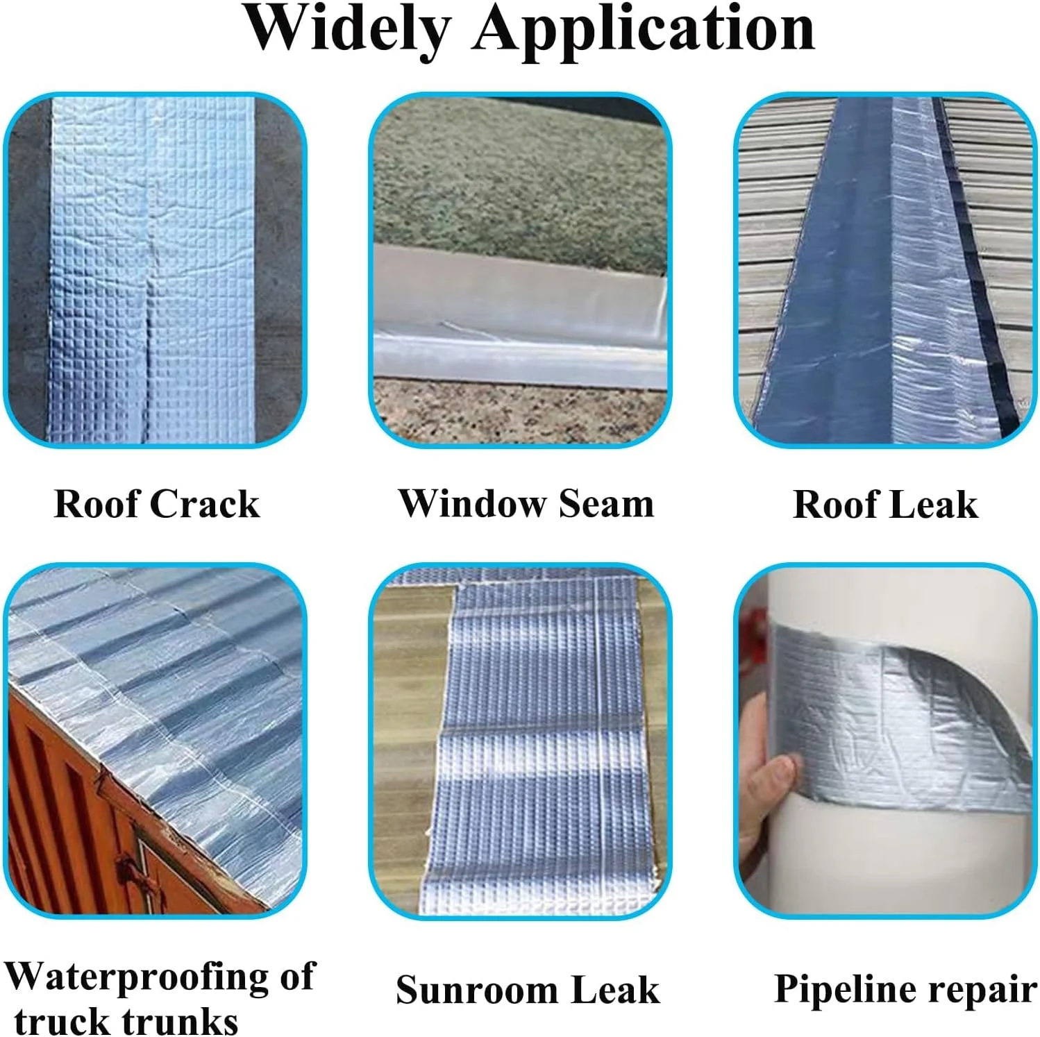 نوار چسب ضد آب Goodern، نوار بوتیل فویل آلومینیومی، نوار آب بندی خود چسب ضخیم شده برای تعمیر RV، آب بندی پنجره، آب بندی قایق و لوله، ترمیم نشتی سقف، نشتی اتصالات، نقره ای - 500×5 سانتی متر نوار چسب ضد آب Goodern، نوار بوتیل فویل آلومینیومی، نوار آب بندی خود چسب ضخیم شده برای تعمیر RV، آب بندی پنجره، آب بندی قایق و لوله، ترمیم نشتی سقف، نشتی اتصالات، نقره ای - 500×5 سانتی متر