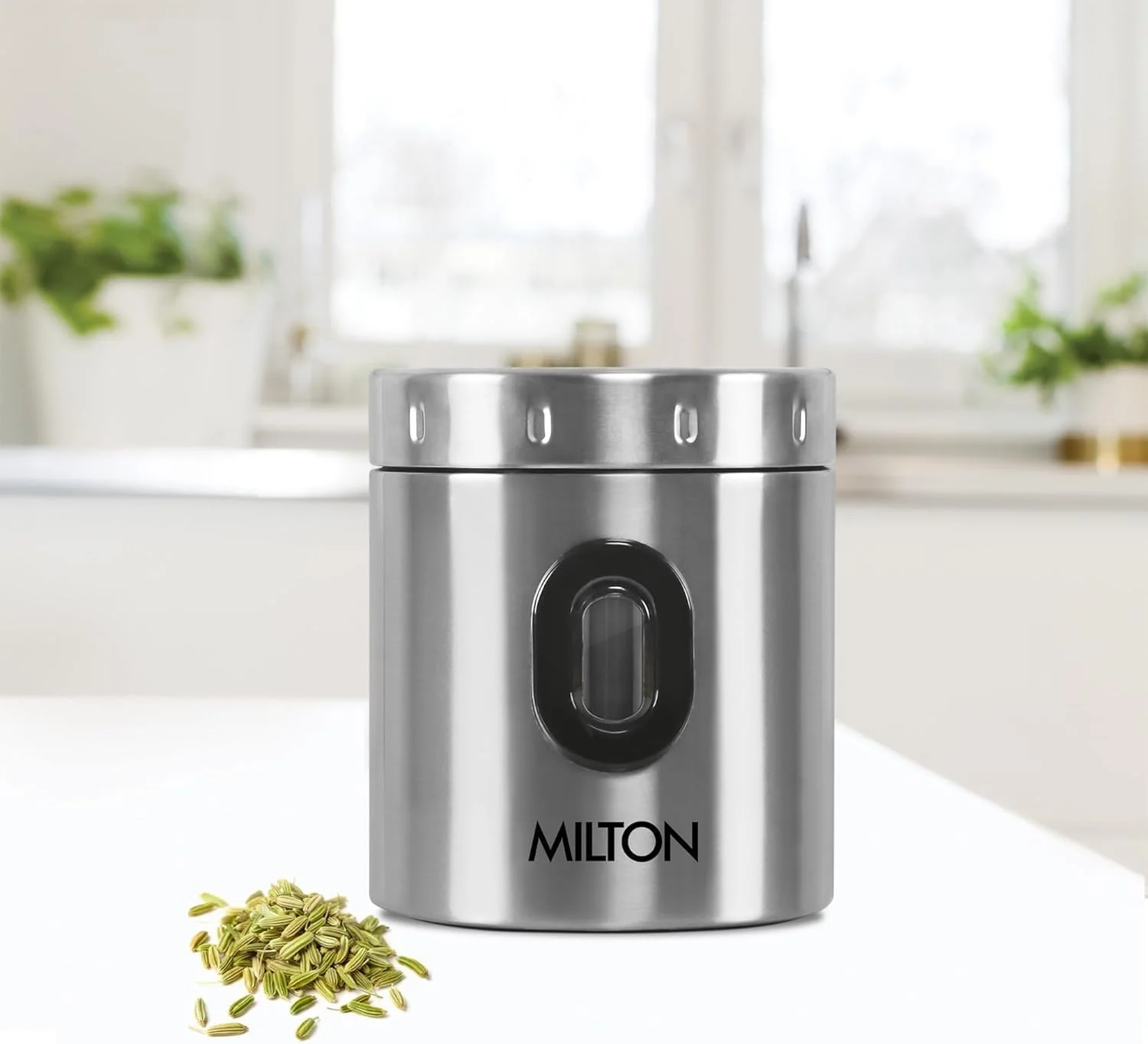 ظرف نگهداری استیل میلتون مدل Crispy 200، ظرفیت 200 میلی لیتر، نقره ای | سبک وزن | ضد بو | قابل شستشو در ماشین ظرفشویی | دارای درب محکم | تک جداره | تمیز کردن آسان | ظرف آشپزخانه ظرف نگهداری استیل میلتون مدل Crispy 200، ظرفیت 200 میلی لیتر، نقره ای | سبک وزن | ضد بو | قابل شستشو در ماشین ظرفشویی | دارای درب محکم | تک جداره | تمیز کردن آسان | ظرف آشپزخانه