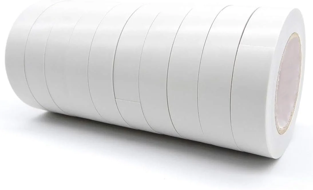 نوار عایق الکتریکی ضد آب، چسب سیم، مقاوم در برابر حرارت بالا، PVC ضد شعله، نوارهای PVC عایق با چسبندگی قوی، رنگ های مختلف 0.18mm x 18mm x 10 یارد