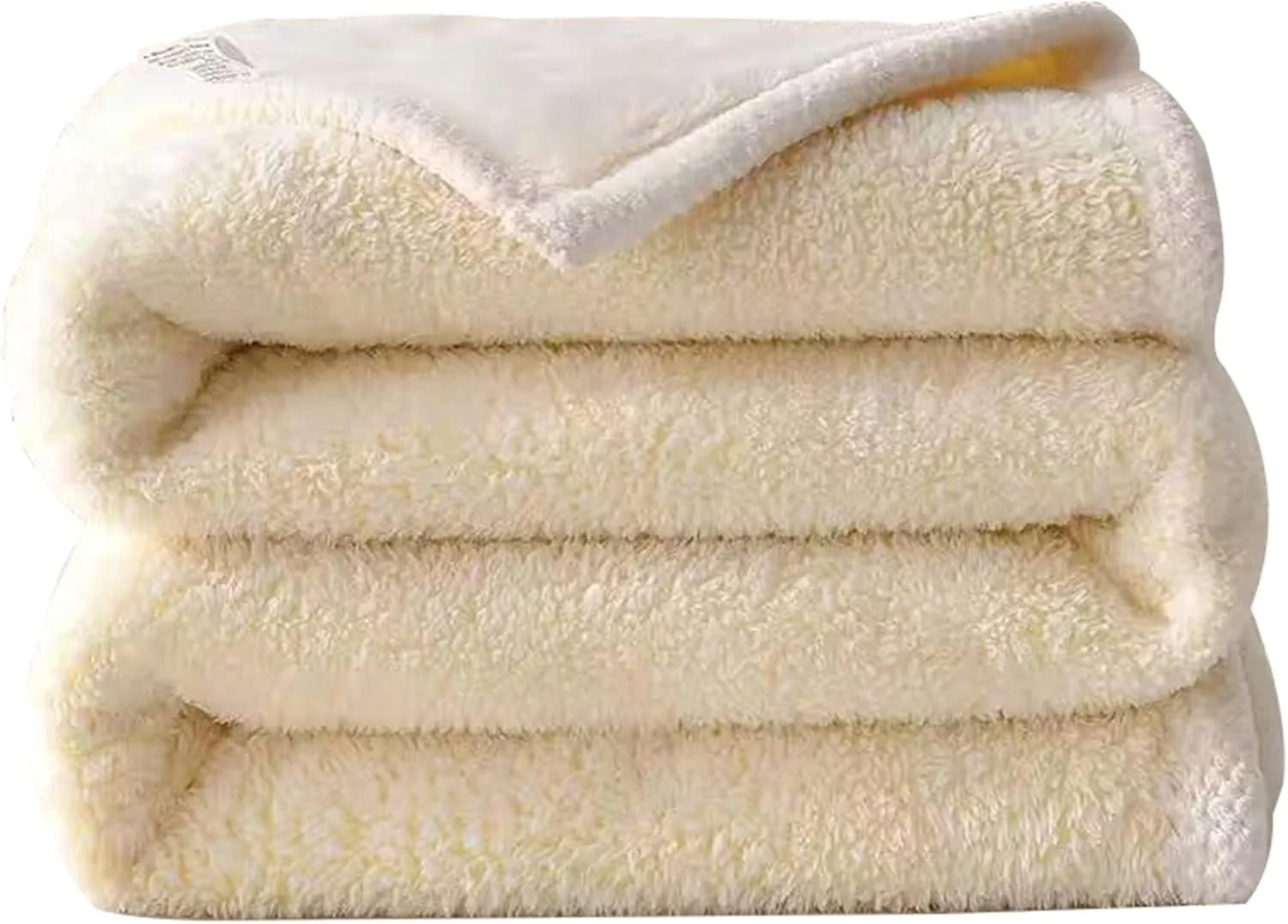 پتوی پشمی فلانل، پتوی پشمی مبل، پتوی نرم و کرکی چند منظوره برای تخت و مبل، سبک و مناسب برای تمام فصول (زرد، 180x200 سانتی متر)