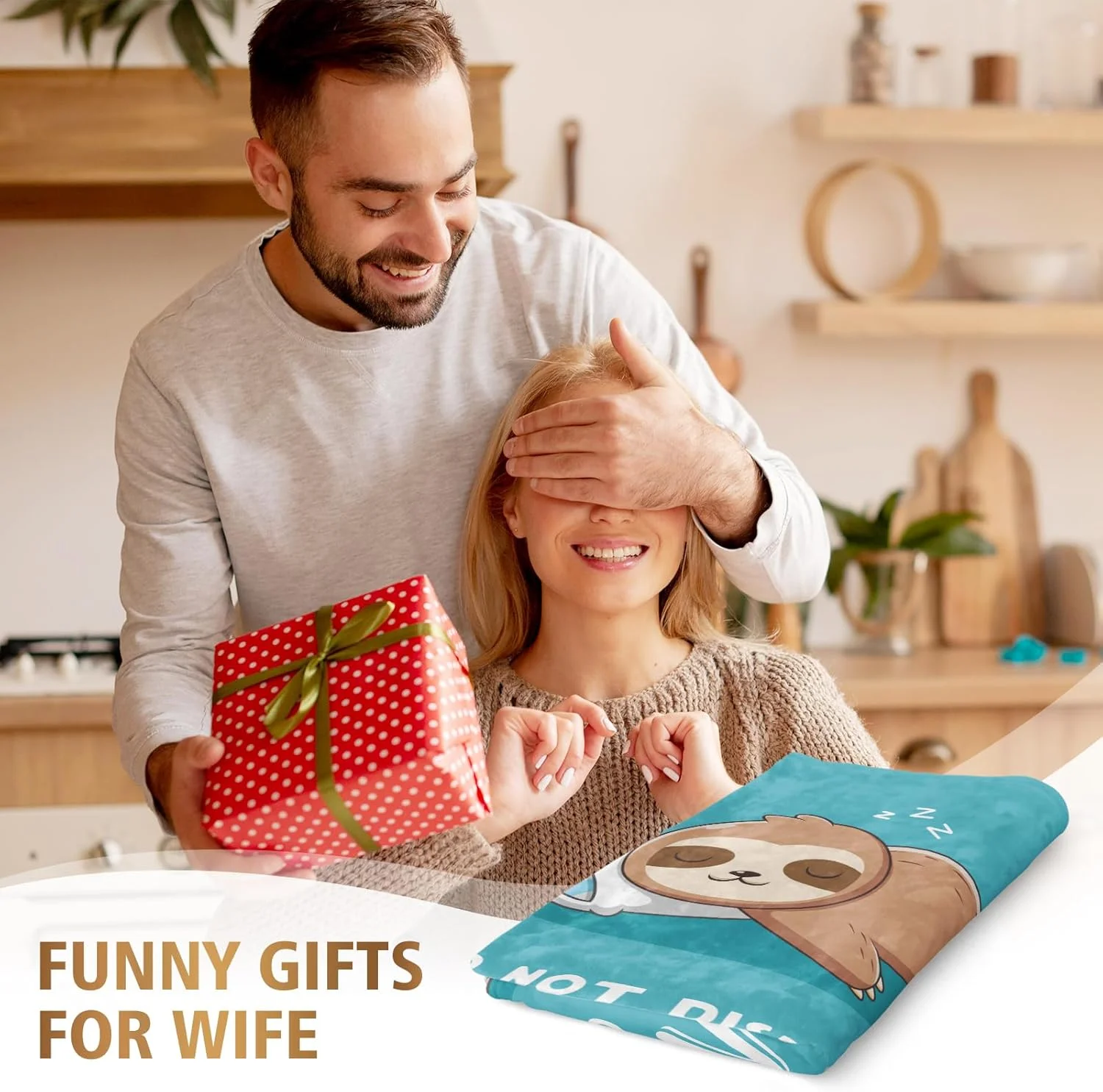 هدیه برای همسر، پتوی فلانل، هدیه تولد همسر، پتویی برای همسرم، هدیه همسر از طرف شوهر، هدیه ولنتاین کریسمس سالگرد ازدواج برای همسر (157*132 سانتی متر)