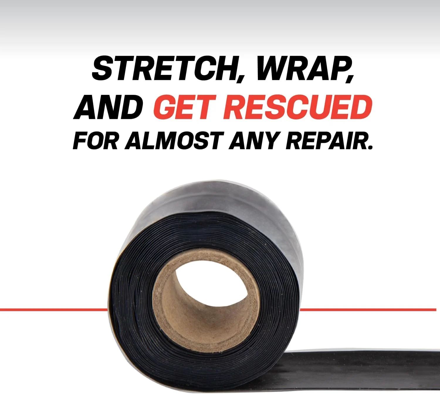 نوار نجات باند ایت، نوار سیلیکونی خودجوش، تعمیر اضطراری لوله کشی و شلنگ رادیاتور، عایق الکتریکی، استاندارد نظامی، 1 اینچ × 12 فوت، زرد