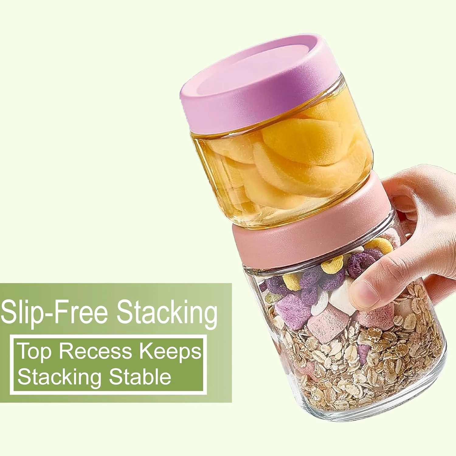 ست 8 عددی شیشه های مربا ماماتونز با درب های پیچی محکم، 4 عدد 480 میلی لیتری و 4 عدد 300 میلی لیتری، ظروف جو دوسر شبانه، ظروف صبحانه، شیشه های میسون، ظروف نگهداری غذای کودک، ظروف نگهداری سالاد و آماده سازی غذا ست 8 عددی شیشه های مربا ماماتونز با درب های پیچی محکم، 4 عدد 480 میلی لیتری و 4 عدد 300 میلی لیتری، ظروف جو دوسر شبانه، ظروف صبحانه، شیشه های میسون، ظروف نگهداری غذای کودک، ظروف نگهداری سالاد و آماده سازی غذا