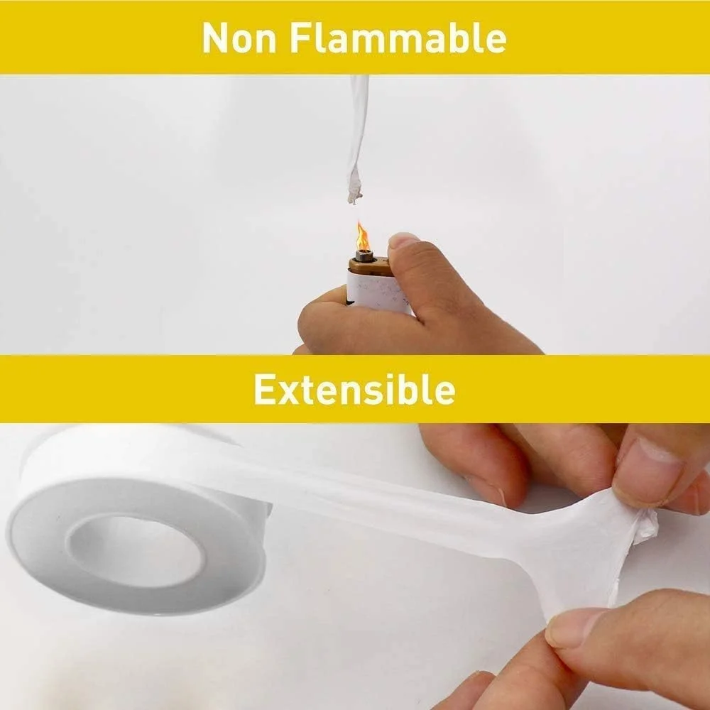 نوار تفلون CooToly، [بسته 8 عددی] نوار آب بندی رزوه، نوار ضد آب برای نشتی لوله