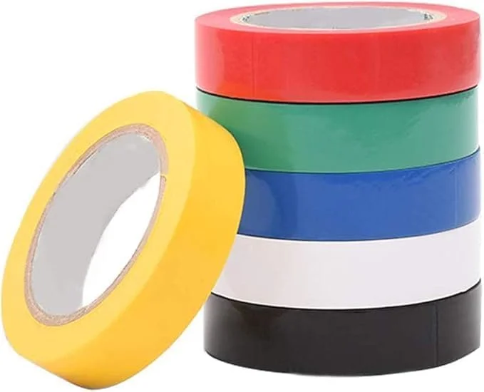 نوار عایق Adnext بسته 6 عددی رنگی 15mm x 18mm، نوار برق، نوار PVC، نوار چسب گافر، مناسب برای عایق کابل، بزرگ نوار عایق Adnext بسته 6 عددی رنگی 15mm x 18mm، نوار برق، نوار PVC، نوار چسب گافر، مناسب برای عایق کابل، بزرگ