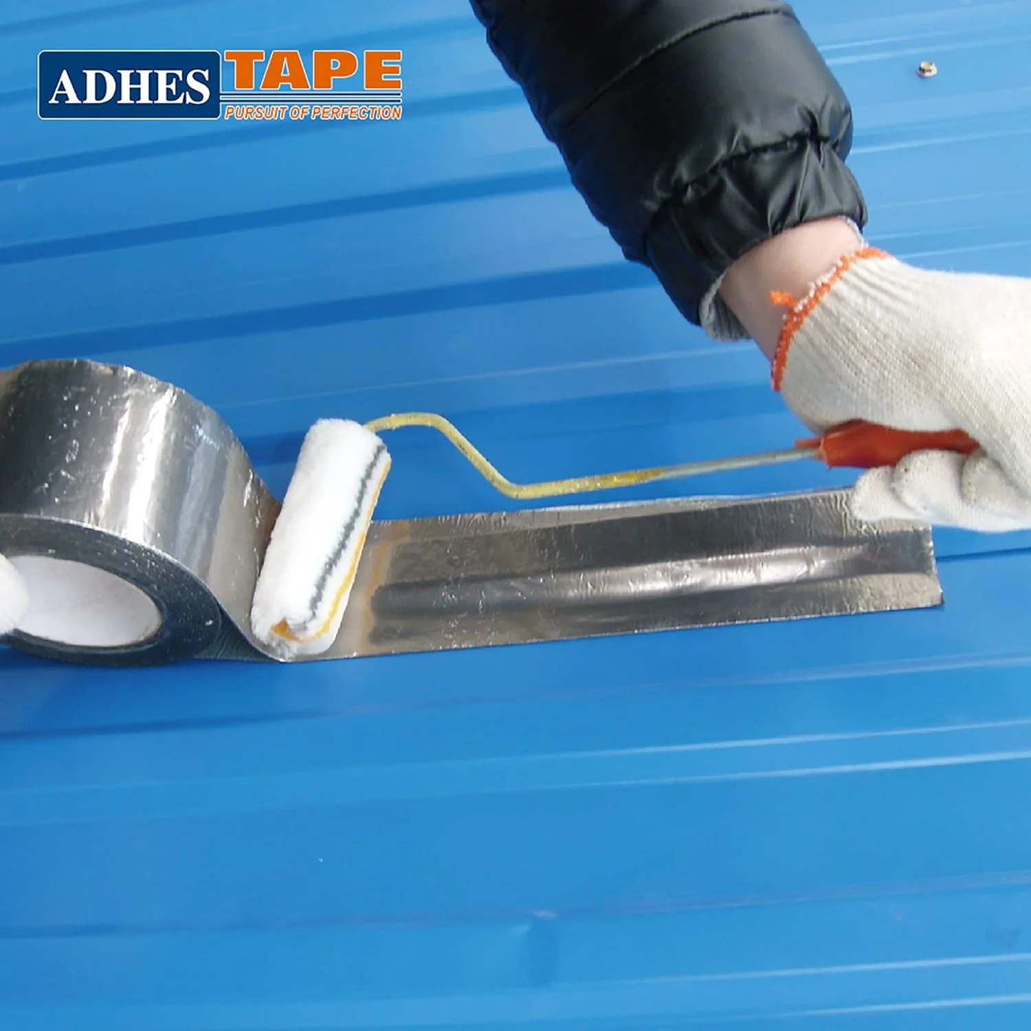 نوار فویل آلومینیومی مقاوم در برابر حرارت ADHES PURSUIT OF PERFECTION، عرض 50 میلی متر (2 اینچ) در طول 64 متر (70 یارد)