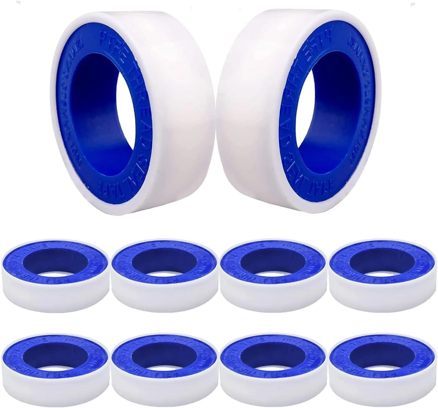 نوار تفلون 10 عددی BetterJonny، نوار لوله رزوه PTFE 12 میلی متر در 10 متر برای لوله کش ها، نوار درزگیر برای لوله آب نشتی، سر دوش، خطوط گاز، لوله کشی، سر هوا، مقاوم در برابر دما و فشار بالا نوار تفلون 10 عددی BetterJonny، نوار لوله رزوه PTFE 12 میلی متر در 10 متر برای لوله کش ها، نوار درزگیر برای لوله آب نشتی، سر دوش، خطوط گاز، لوله کشی، سر هوا، مقاوم در برابر دما و فشار بالا