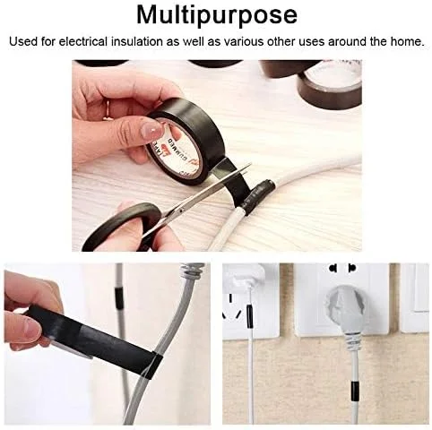 نوار چسب برق Benting، 6 رول، 1.5 سانتی متر عرض، 10 متر طول، PVC ضد آب، مقاوم در برابر شعله، چسبندگی قوی، نوار عایق (6 رنگ) نوار چسب برق Benting، 6 رول، 1.5 سانتی متر عرض، 10 متر طول، PVC ضد آب، مقاوم در برابر شعله، چسبندگی قوی، نوار عایق (6 رنگ)