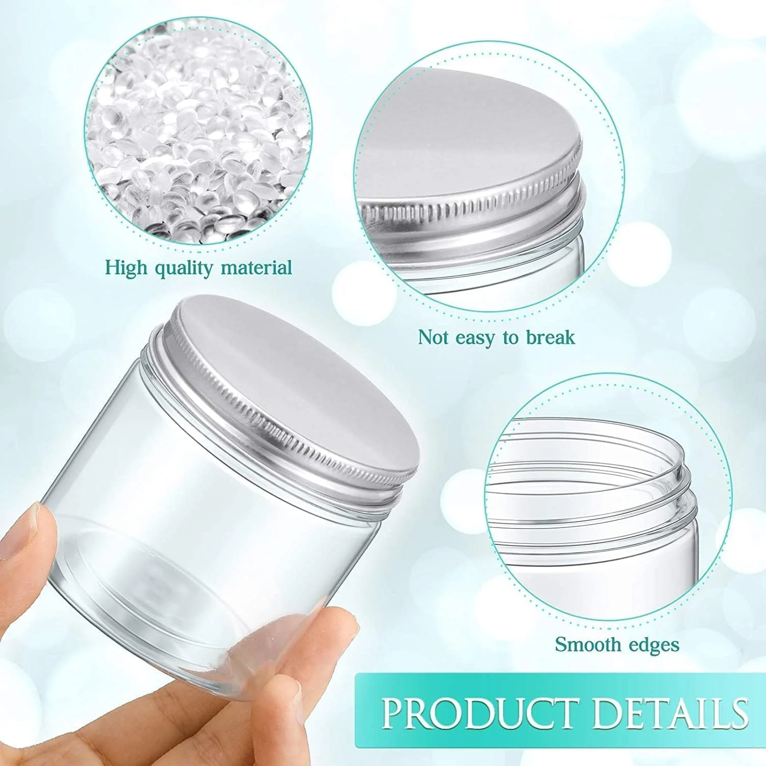 Clear Plastic jars with lids-Wide-Mouth Plastic Slime Storage Favor Jars for Crafts-Refillable Empty Containers with Lids Round Clear Jars-pack of 12,1200 ML Clear Plastic jars with lids-Wide-Mouth Plastic Slime Storage Favor Jars for Crafts-Refillable Empty Containers with Lids Round Clear Jars-pack of 12,1200 ML