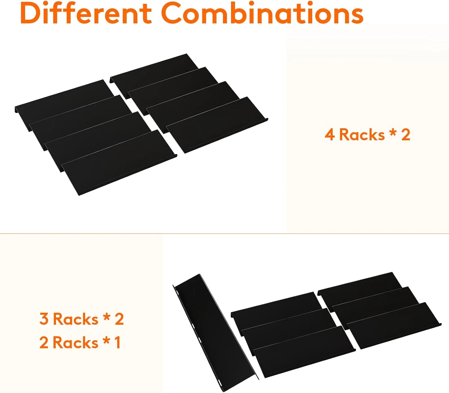 سازمان دهنده کشو ادویه Lifewit، قفسه ادویه برای داخل کشو، سینی نگهداری قابل تنظیم شیشه های چاشنی برای کابینت، قفسه 64 کشو اکریلیک برای آشپزخانه، روی میز، کابینت، 4 طبقه، مجموعه 8 عددی، مشکی سازمان دهنده کشو ادویه Lifewit، قفسه ادویه برای داخل کشو، سینی نگهداری قابل تنظیم شیشه های چاشنی برای کابینت، قفسه 64 کشو اکریلیک برای آشپزخانه، روی میز، کابینت، 4 طبقه، مجموعه 8 عددی، مشکی