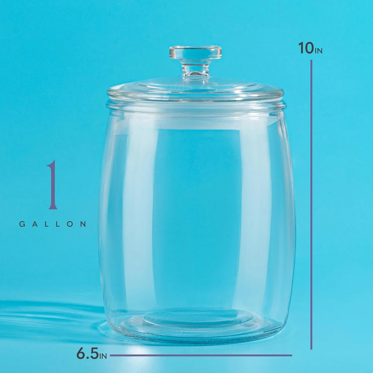 ست 2 عددی شیشه کوکی 1 گالنی kitchentoolz با درب - شیشه های بزرگ با درب برای کوکی، آبنبات، آرد، شکر، خوراکی های حیوانات خانگی - ظروف شیشه ای شفاف برای نگهداری مواد غذایی ست 2 عددی شیشه کوکی 1 گالنی kitchentoolz با درب - شیشه های بزرگ با درب برای کوکی، آبنبات، آرد، شکر، خوراکی های حیوانات خانگی - ظروف شیشه ای شفاف برای نگهداری مواد غذایی