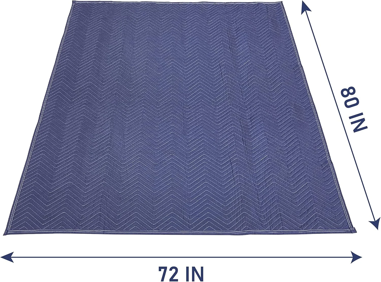 پک چهارتایی پتوی اسباب کشی ضخیم المپیا تولز، سایز 72 در 80 اینچ، مدل 91-061، آبی